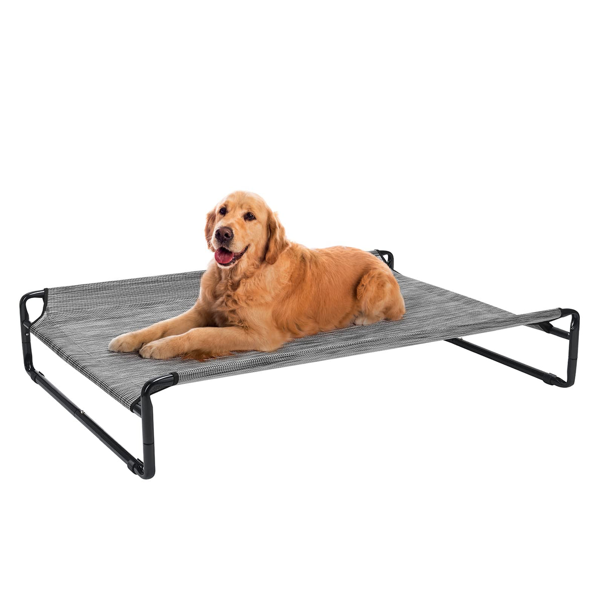 Veehoo Original Cooling Elevated Dog Bed, Outdoor Raised Dog Cots Bed For Large Dogs, Chew Proof Standing Pet Bed With Washable 