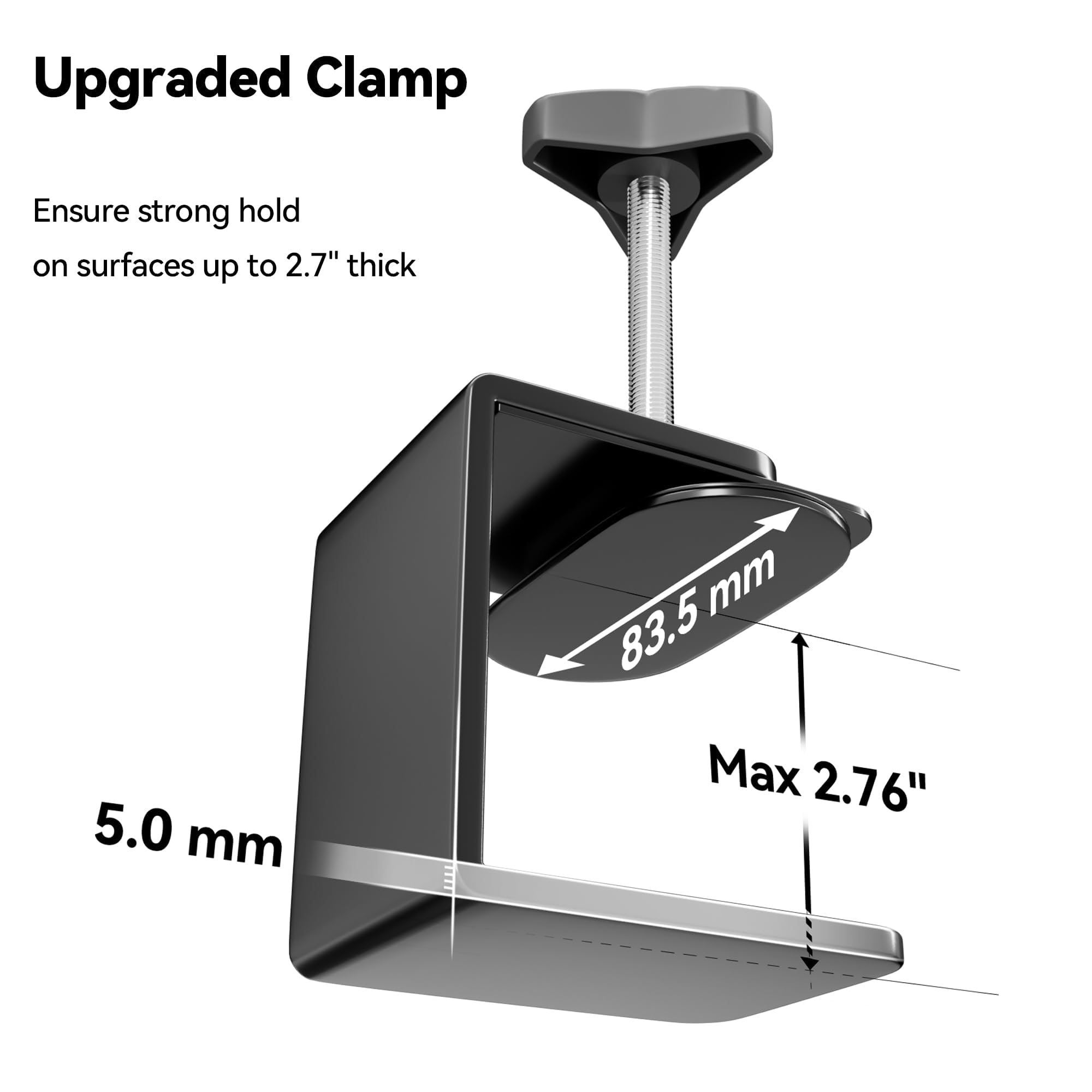Foldable Dog Grooming Arm With Clamp: Adjustable Height 26''-40'', Dog Grooming Table Arm With Hammock And No-Sit Holder, Groomi