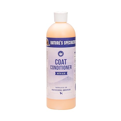 Nature'S Specialties Coat Conditioner With Aloe For Pets, Natural Choice For Professional Groomers, Strengthening & Revitalizing, Made In Usa, 16 Oz