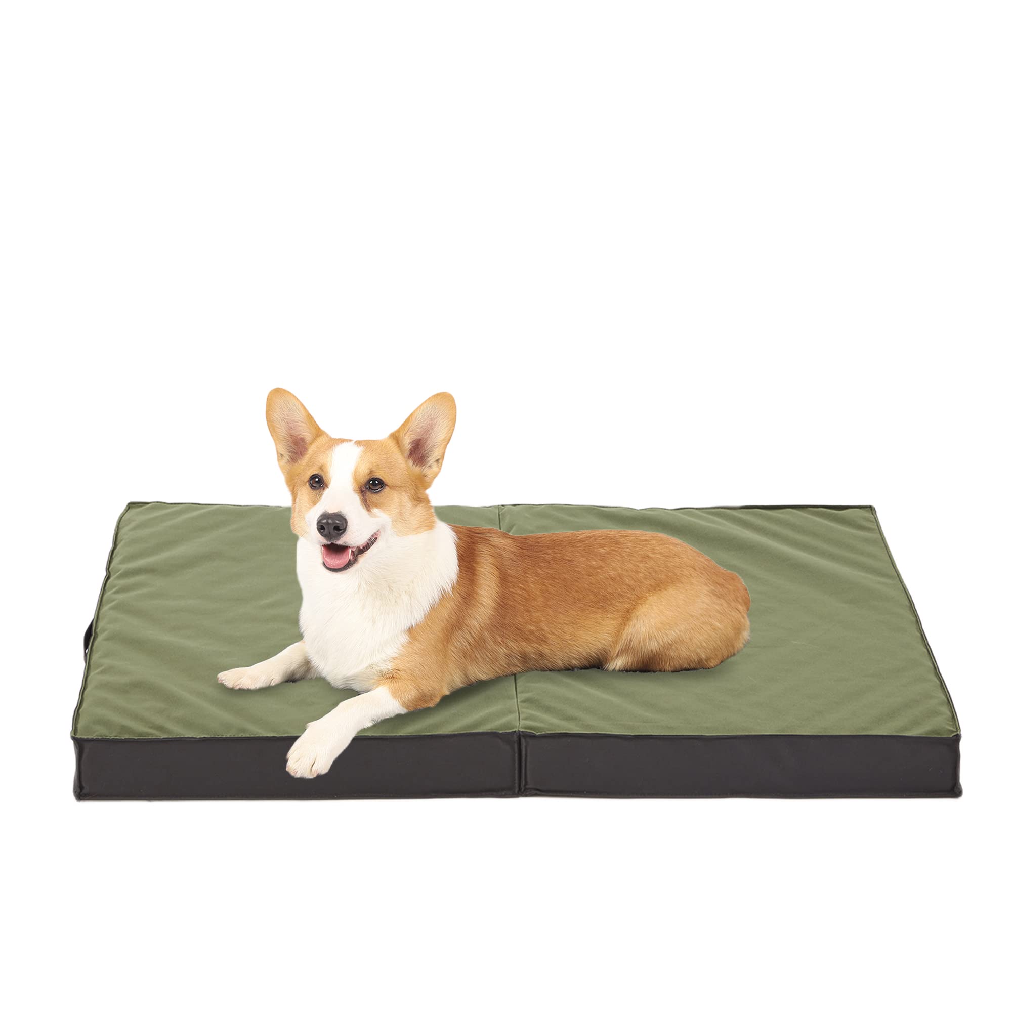 Petabby Outdoor Dog Beds For Large Dogs, Waterproof Dog Bed Portable With Washable Cover, Foldable Durable Cooling Dog Bed Orthopedic For Outside Indoor, All Weather To Use