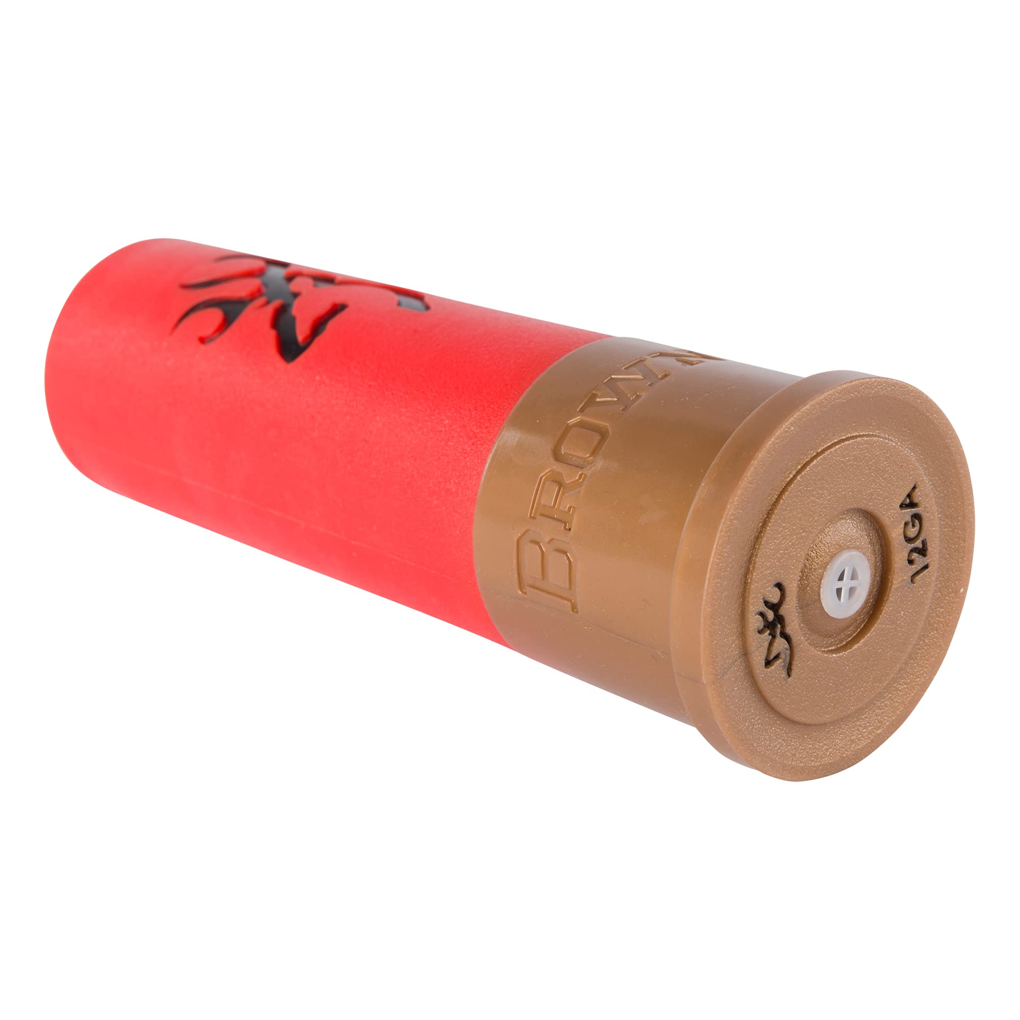 Browning Pet Toys, Durable Dog Toys For Tug And Fetch, Shot Shell Red Squeaker Toy