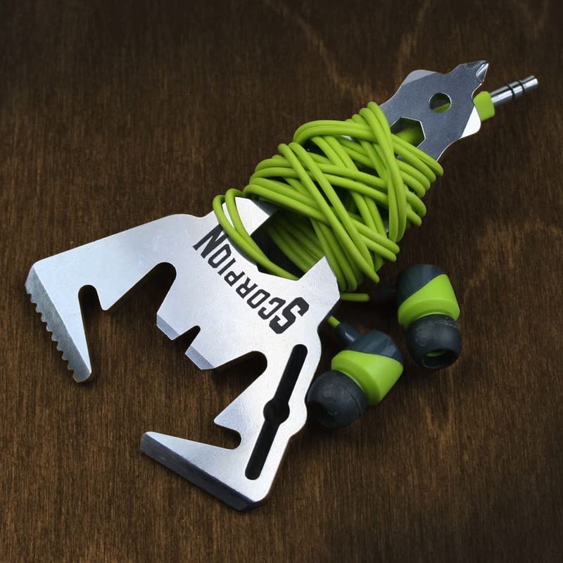 Trixie & Milo 2004677 Scorpion Multi-Tool44; Silver