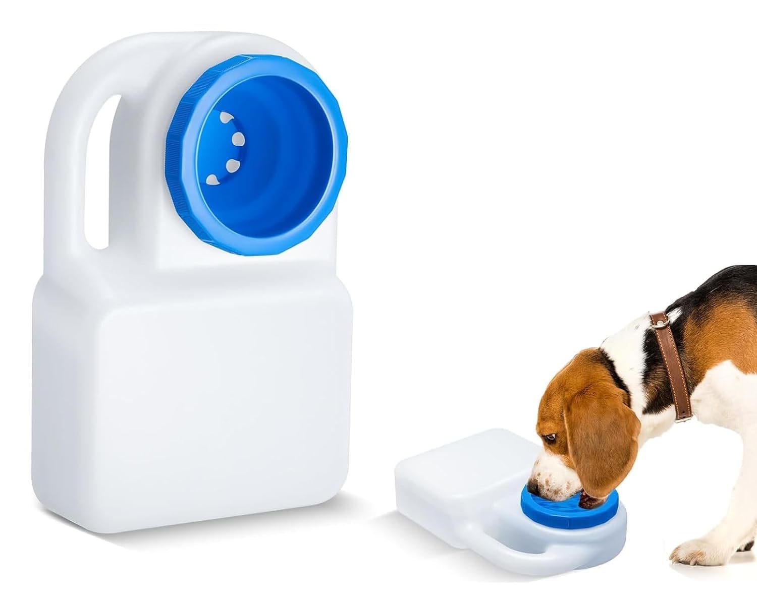 Istara Dog Water Bowl Splash Proof Anti Spill Slow Feeder Dish Cat Water Bowl No Slip Dispenser, Drinking For Dogs Cats In Car C