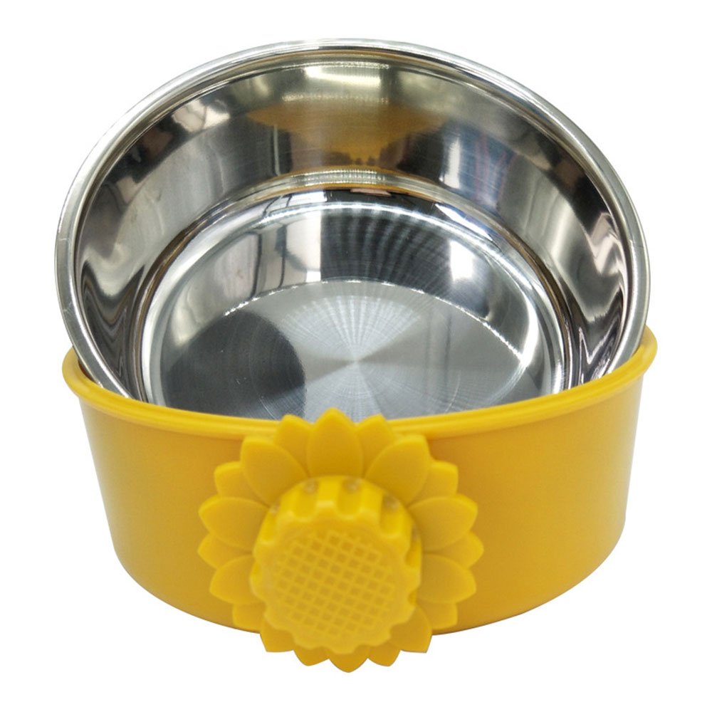 DEVILMAYCARE Pet Feeder Dog Bowl Stainless Steel Food Hanging Bowl Crates Cages Dog Parrot Bird Pet Drink Water Bowl Dish Access