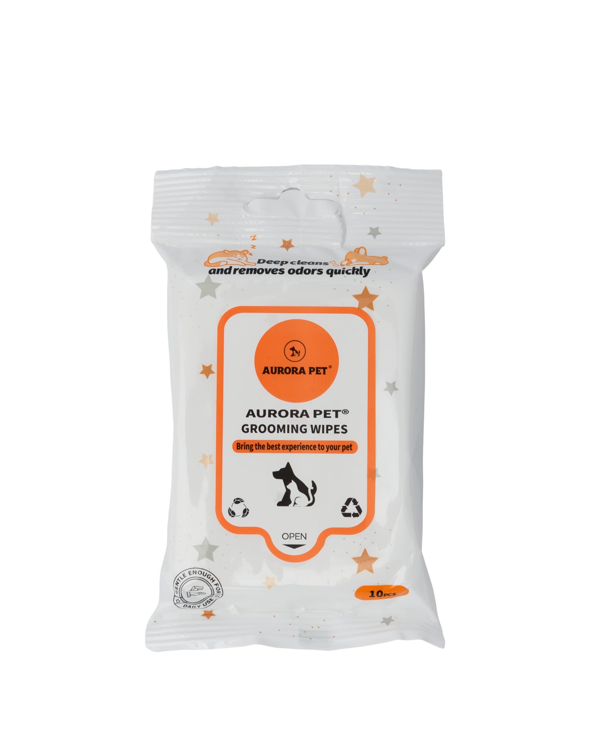 Aurora Pet Bundle (3) Parmesan Pecks Dog Treats Duck, Parmesan & Cherry Recipe (Each 8 oz) with AuroraPet Wipes