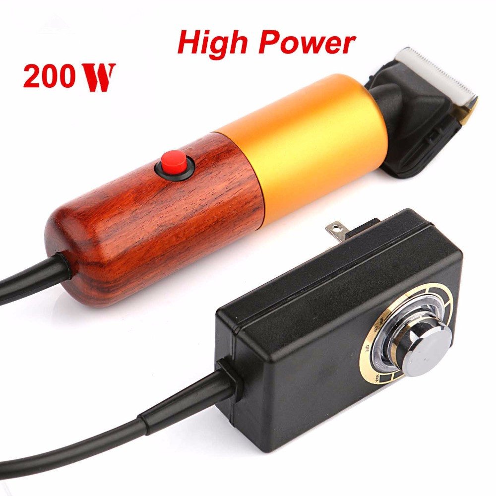 Dream Reach Pet Grooming Clippers, Low Noise Dog Clipper, Electric Cat Hair Shaver Kit, Pet Hair Trimmers For Small Medium Large Dogs Cats With 2 Comb Attachments (A-200W)