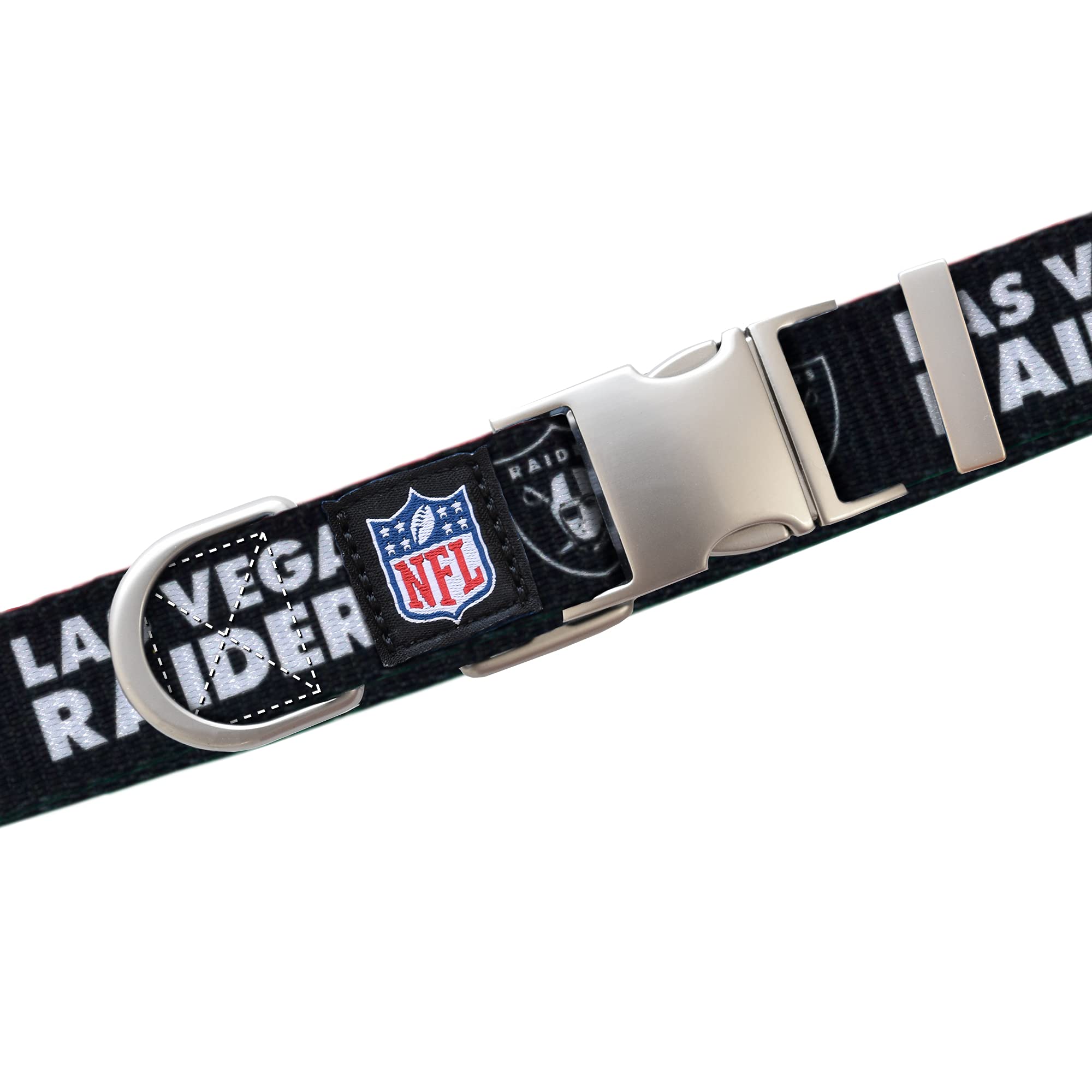 Littlearth Las Vegas Raiders Nfl Premium Pet Collar