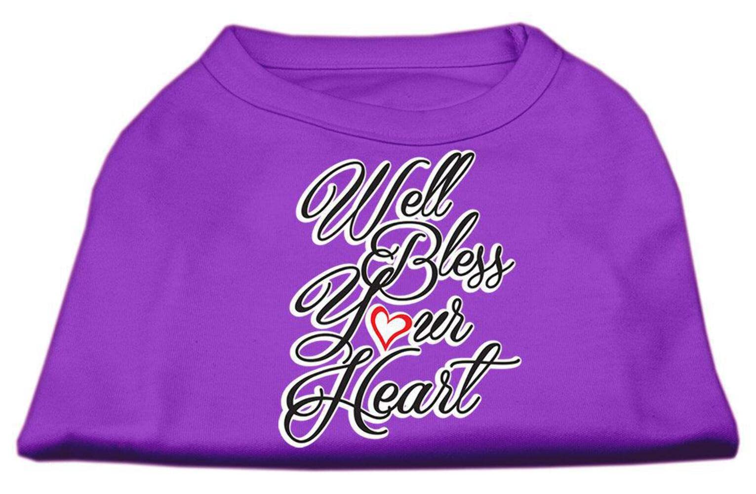 Mirage Pet Products 51-172 LGGR Well Bless Your Heart Screen Print Green Dog Shirt, Large