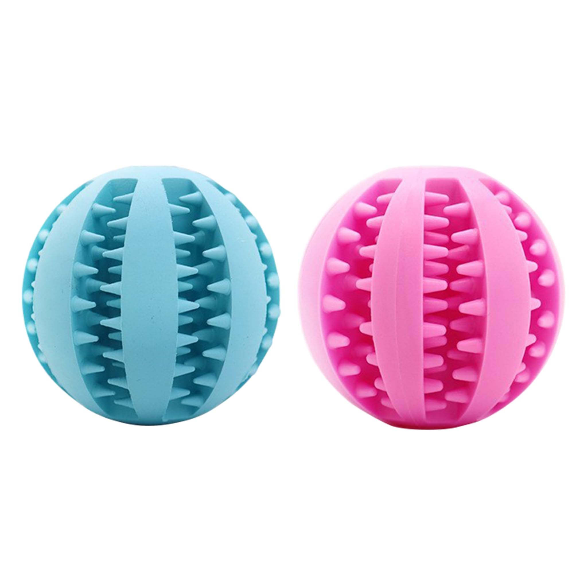 Miras Pocket Engaging Treat-Dispensing Chew Ball for Dogs - Natural Rubber Puzzle Toy for Teething, Boredom & Dental Health (Sk