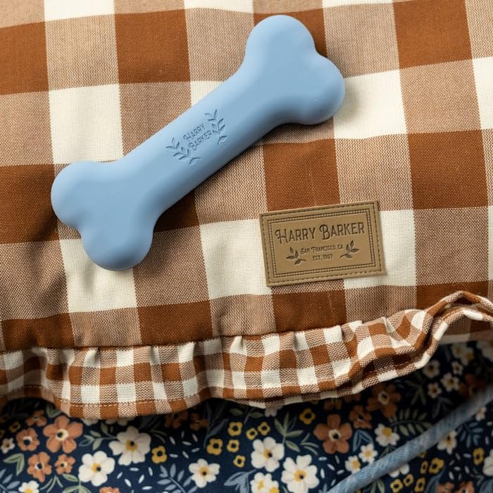 Harry Barker Rubber Balls And Rubber Chew Stick, Rubber Bone For Dogs - Medium Bone