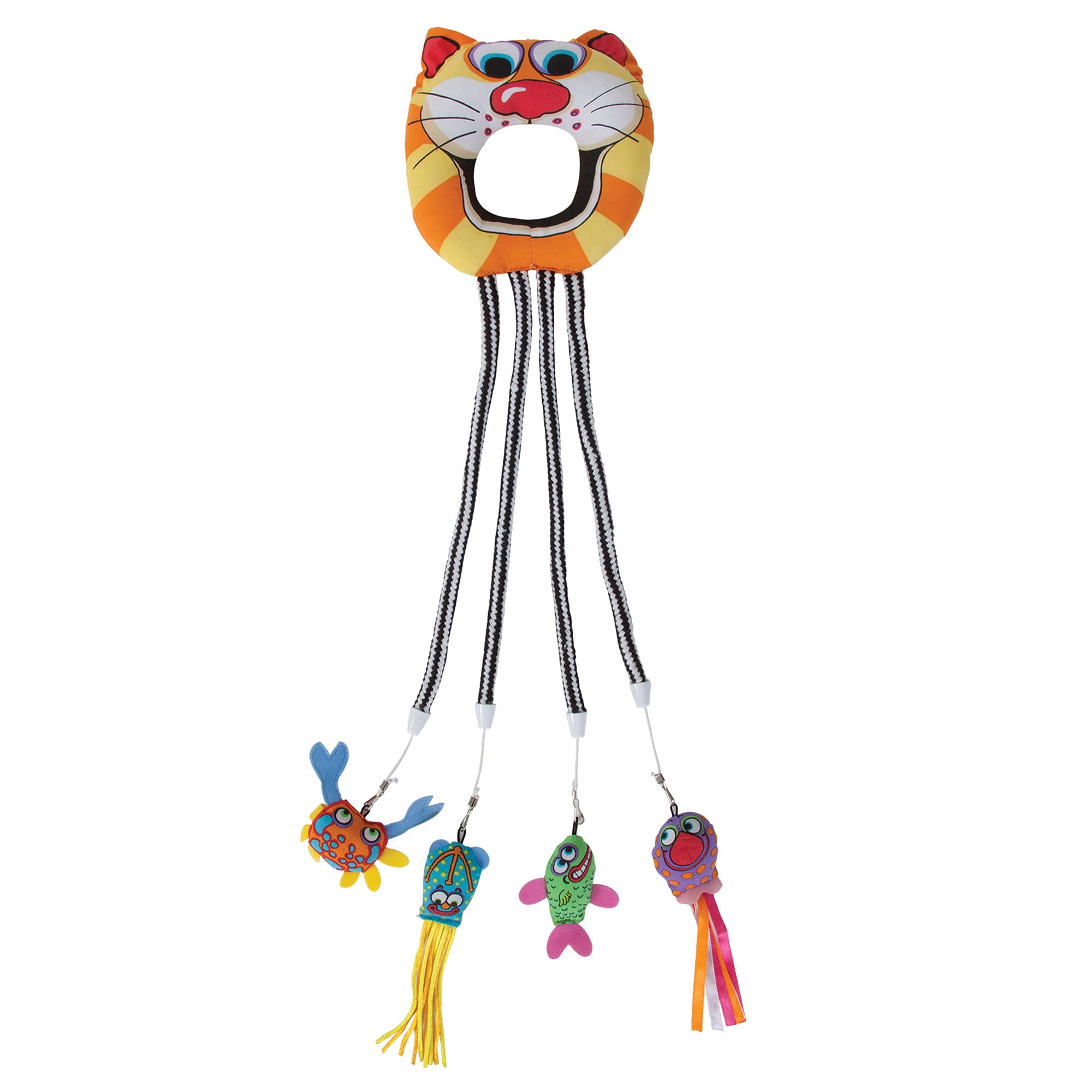 Fat Cat Catfisher Doorknob Hanger