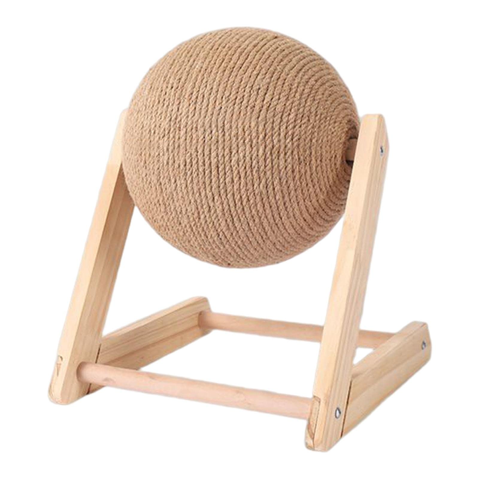 Myaddiction Sisal Cat Scratching Rotatable Ball For Pet Kitten Pet Toy Interactive L Shaped