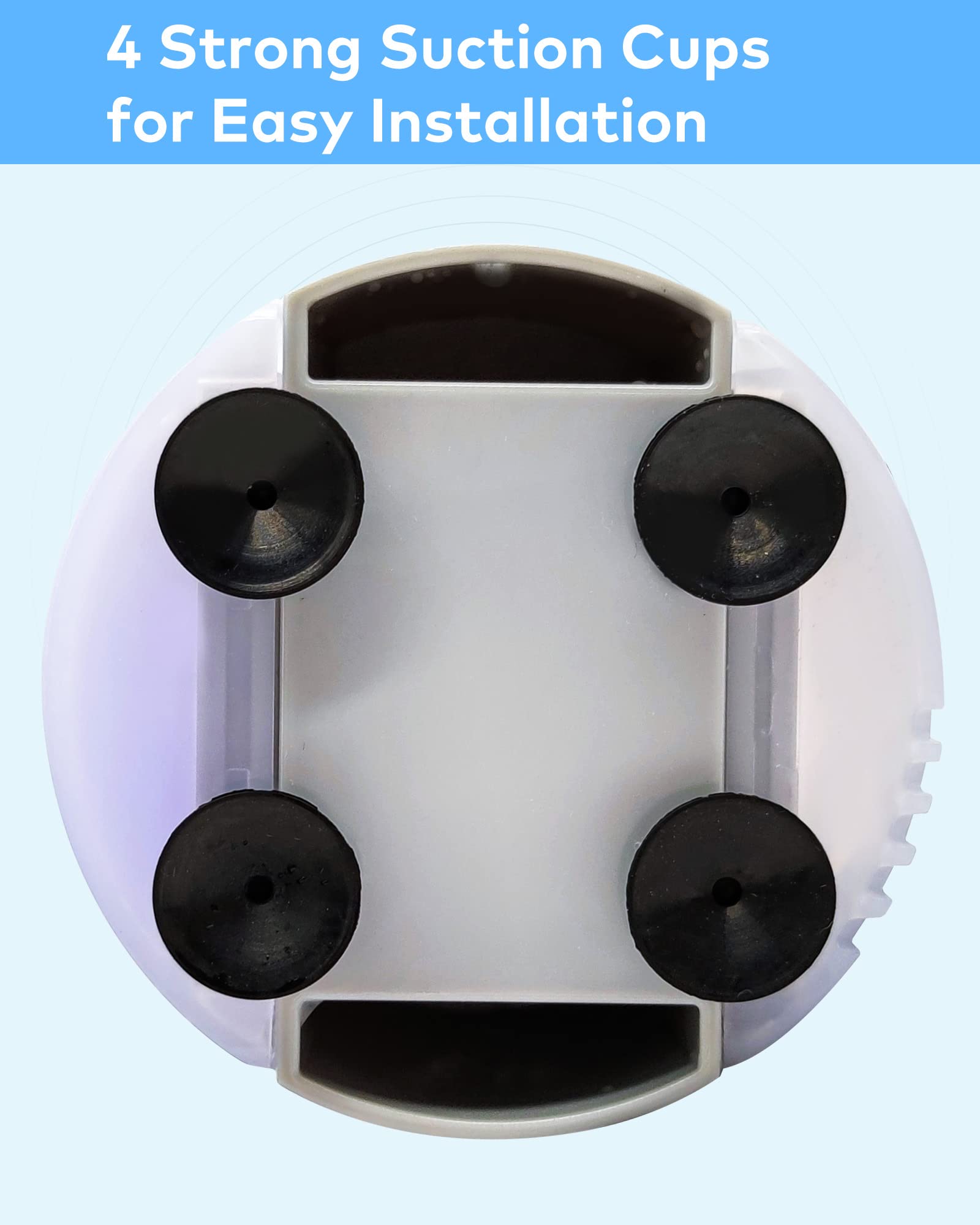 New Upgrade Water Pump For Cat Water Fountain, Qiuoio Water Pump For Stainless Steel Cat Fountains, Extremely Quiet (=30Db), Low Power Consumption (1.5W), Built-In Led Light, Suitable For S3