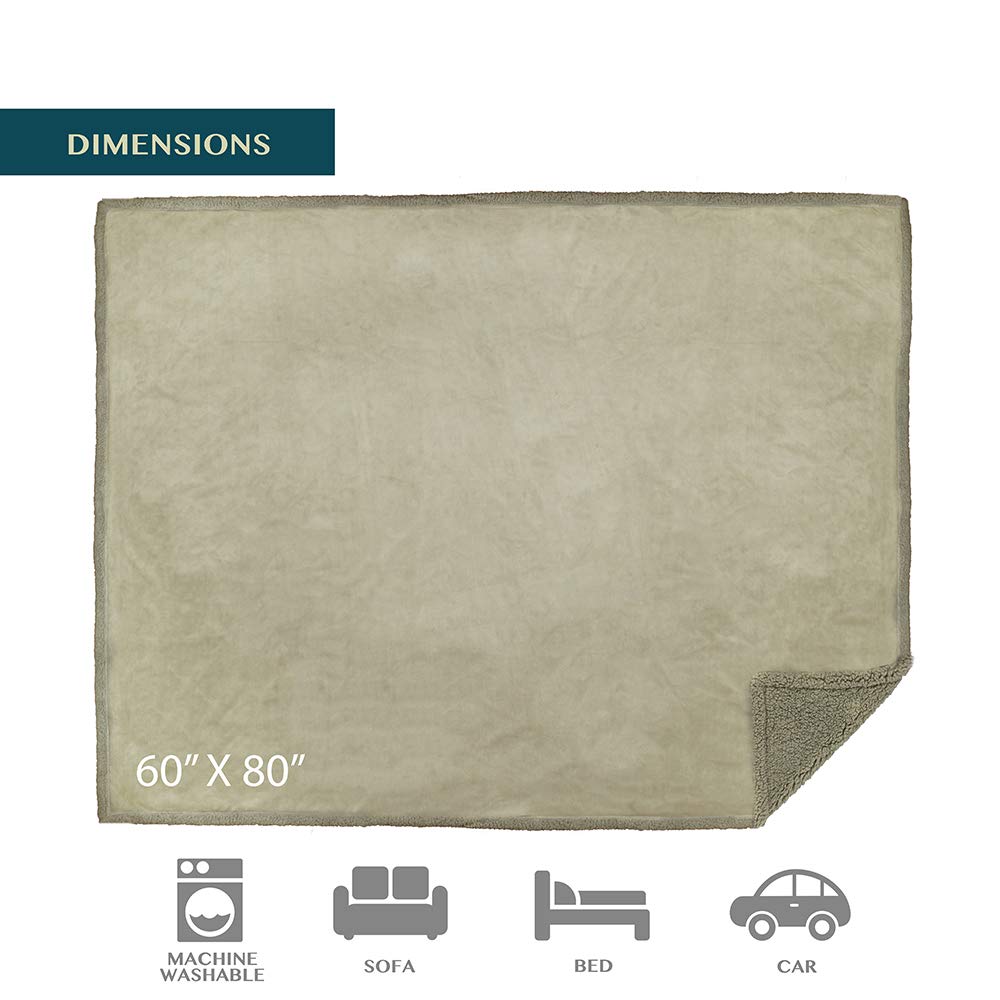 PAVILIA Waterproof Blanket for Couch, Sofa | Waterproof Dog Blanket for Large Dog, Puppy, Cat | Pet Blanket Protector | Plush So