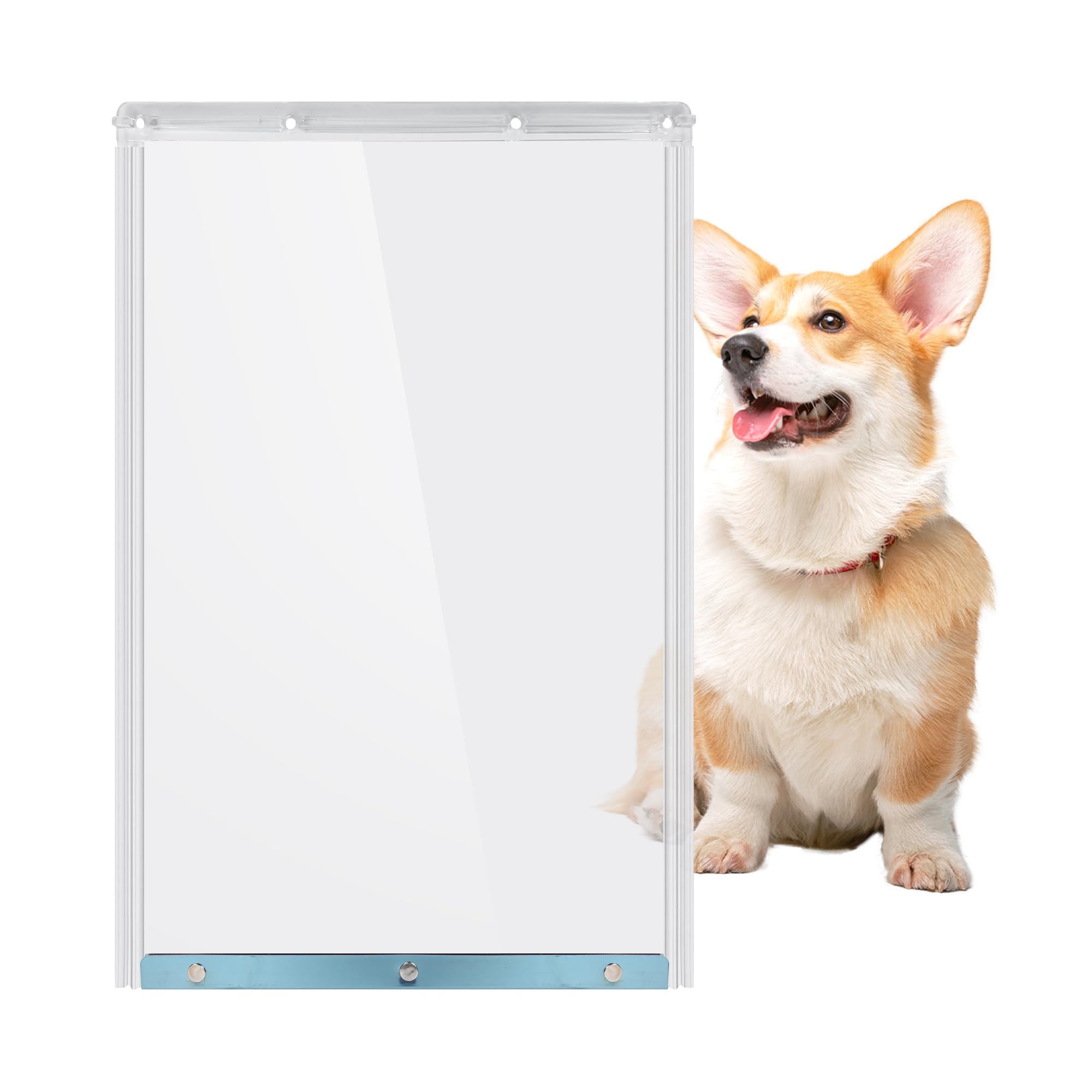 Dog Door Replacement Flaps - Large Measures 10.5'' X 15'', Dog Door Flap Compatible With Ideal Pet Original Plastic Pet Door - R