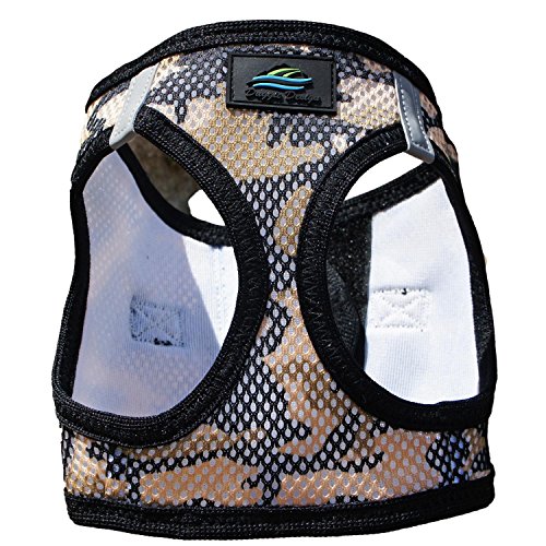 American River Camo Choke Free Dog Harness - Brown