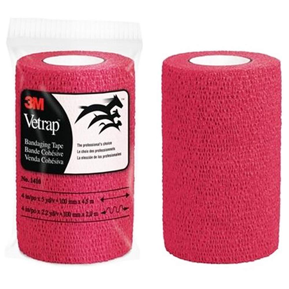 3M COMPANY 1410R Vetrap 4x5YD RED Tape