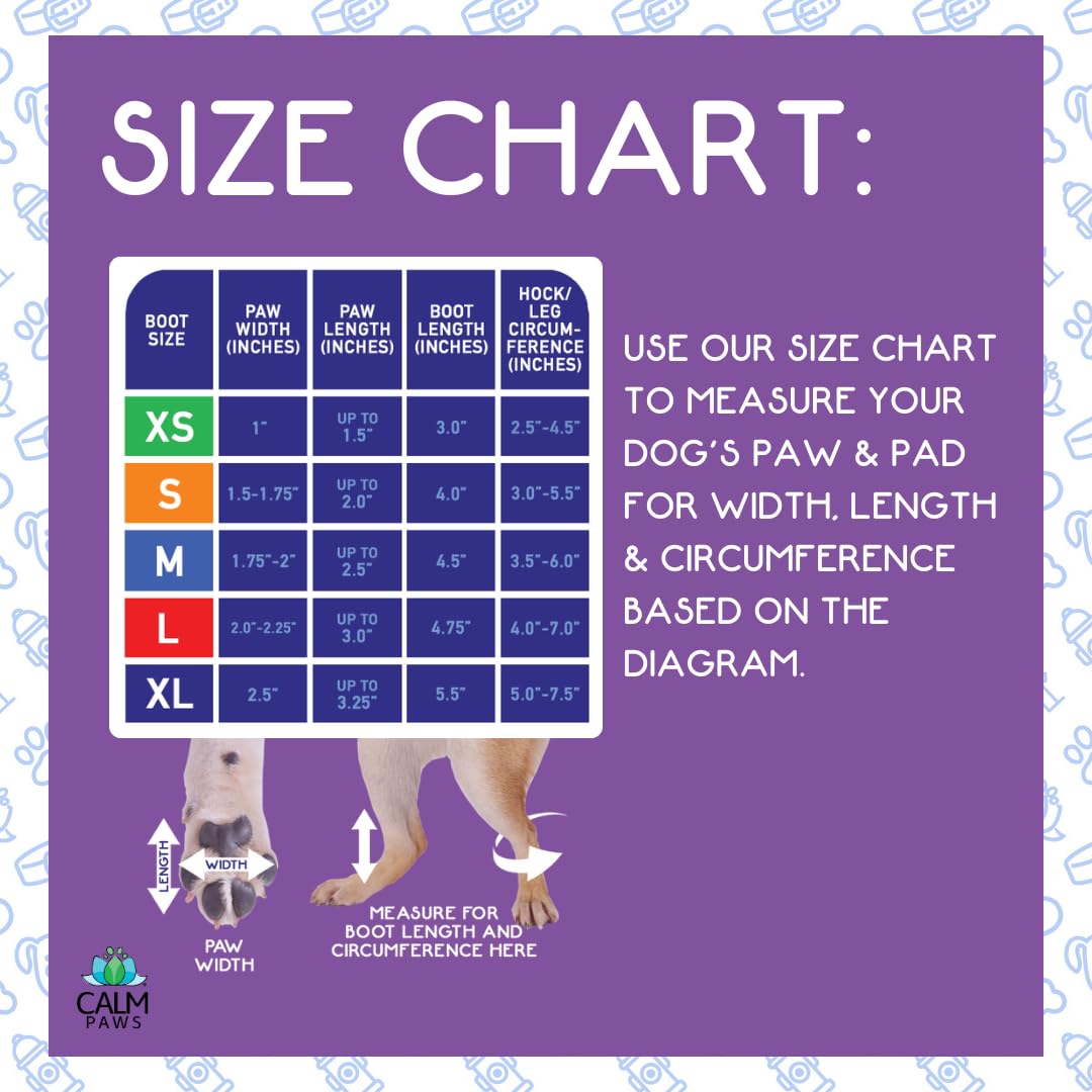 Calm Paws Recovery Boot And Paw Protector (Xsmall)