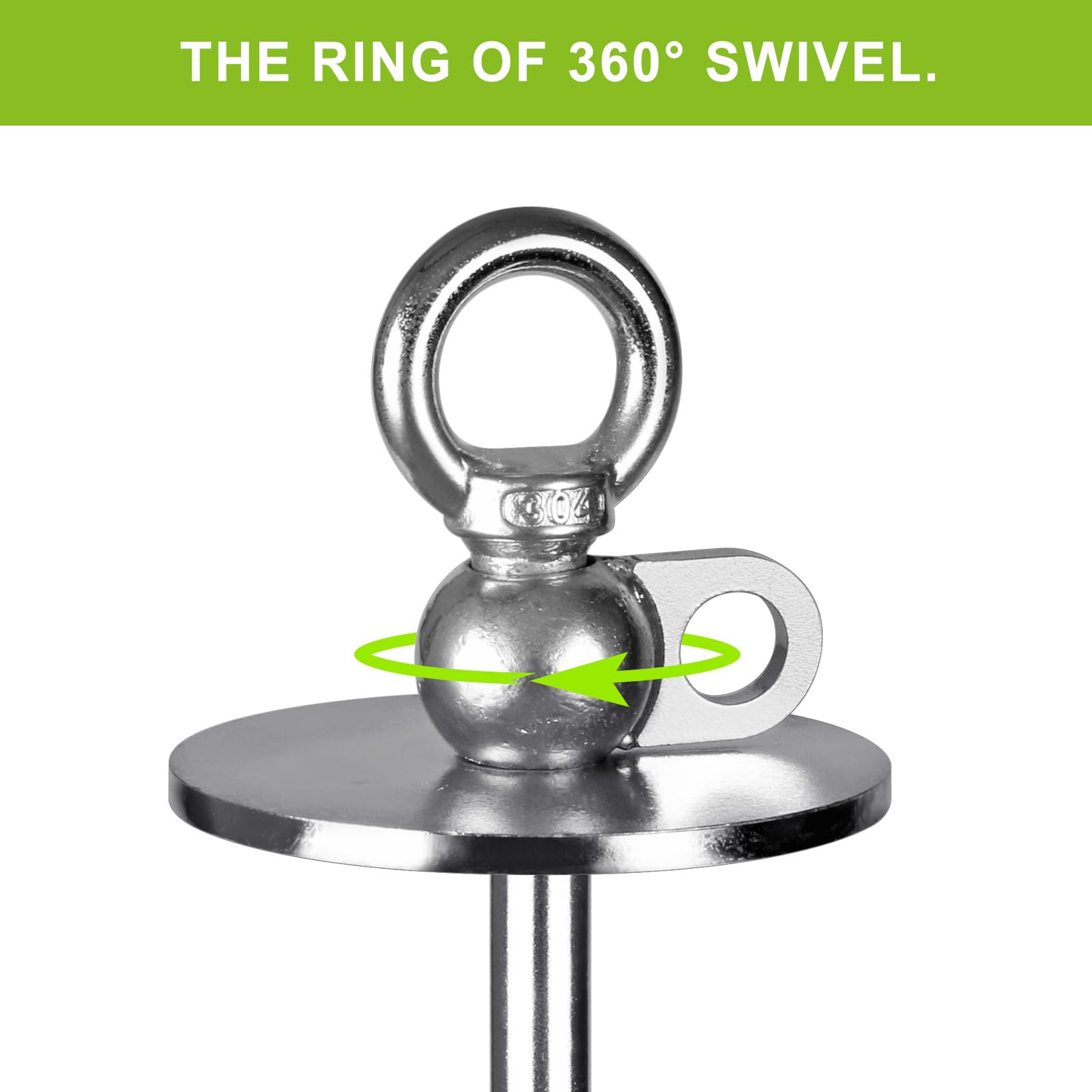 Lifeswell Heavy Duty Dog Tie Out Stake, 15'' Dog Anchor, 360 Swivel, No Tangle, Easy Install, For Large Dogs Up To 220Lbs, Perfe