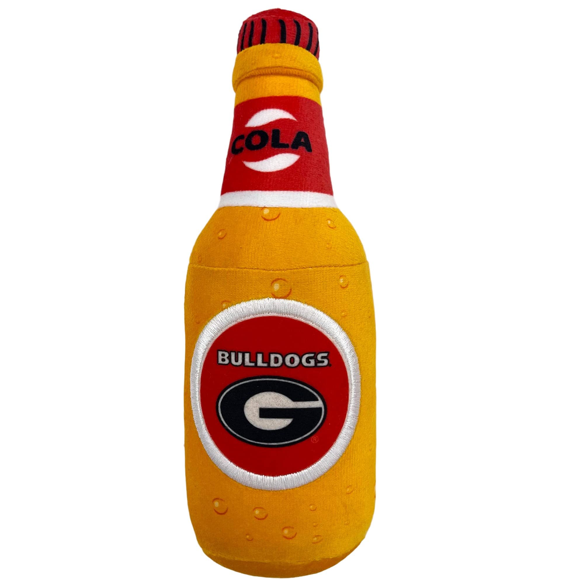 Pets First Ncaa Georgia Bulldogs Beer Bottle Plush Dog & Cat Squeak Toy- Cutest Stadium Soda Bottle Snack Plush Toy For Dogs & C