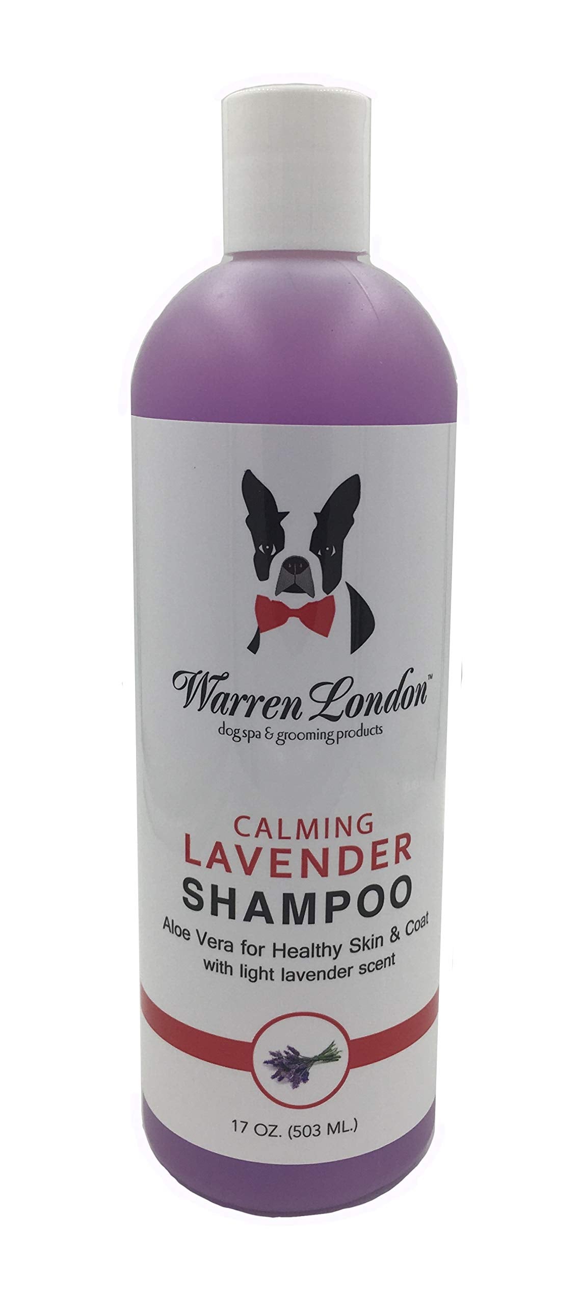 Calming Lavender Dog Shampoo W/Aloe Vera & Essential Oils- Warren London- Made In Usa- 17Oz
