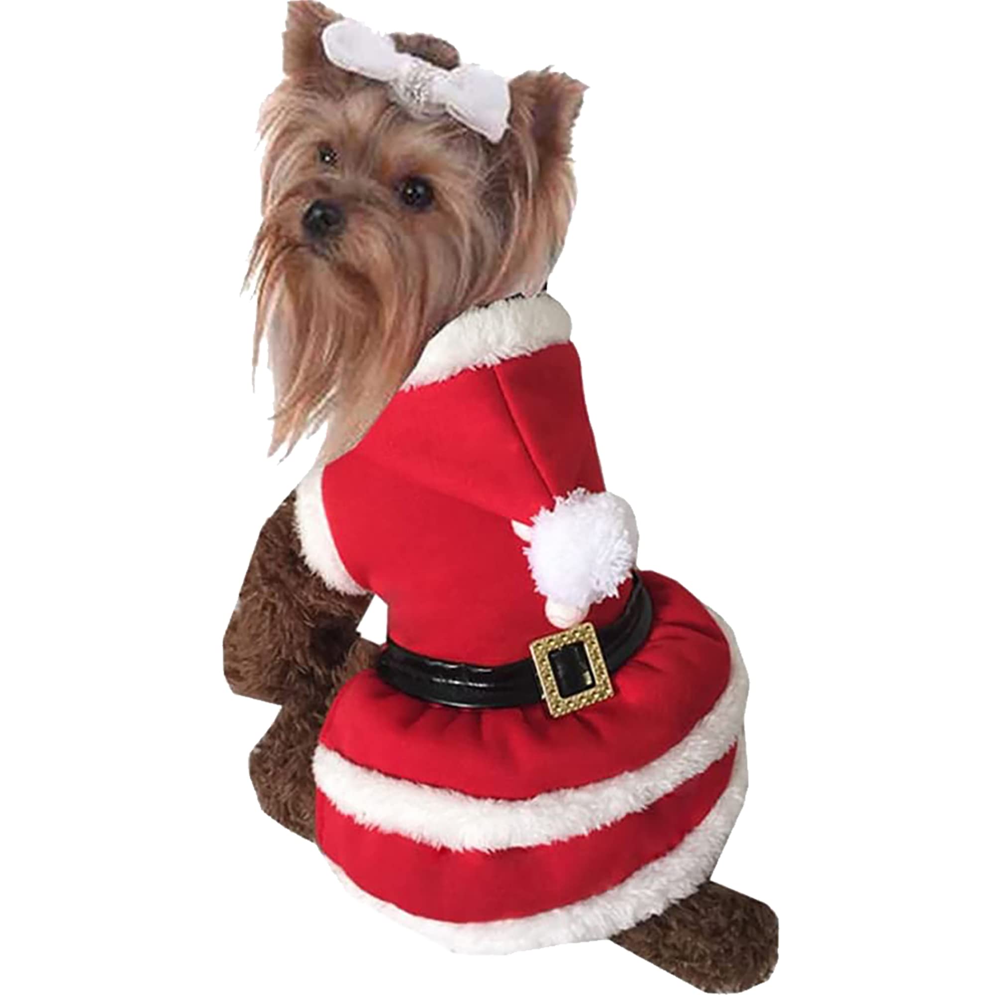 Dog Dresses For Small Medium Dogs Girl Pet Christmas Costumes Santa Dog Clothes Doggie Outfits Fall Winter Coats Puppy Kitty Hoodies