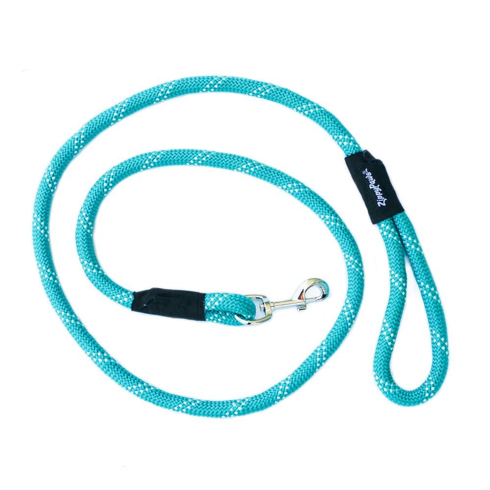 Zippypaws Climbers Dog Leash - Teal 6 Feet