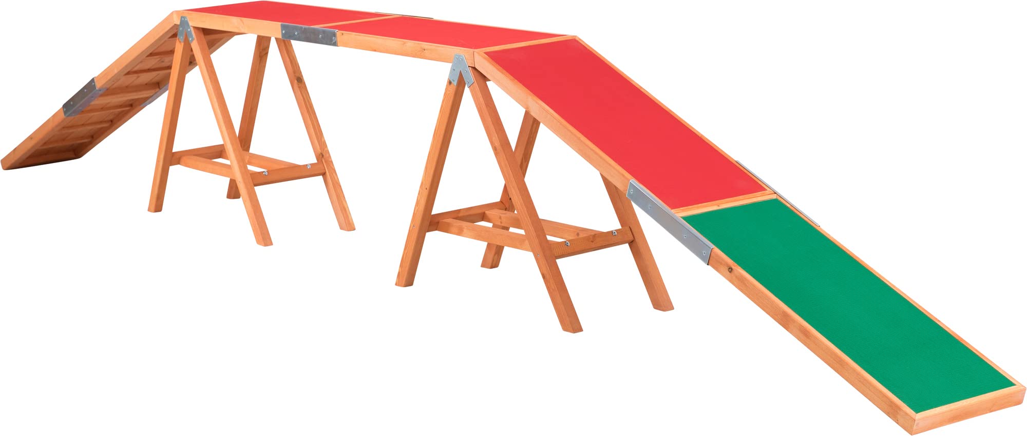 Trixie Dog Agility Walk and Ramps - Dog Obstacle Training Equipment Training Equipment for Indoor and Outdoor Use - 179.5    11.