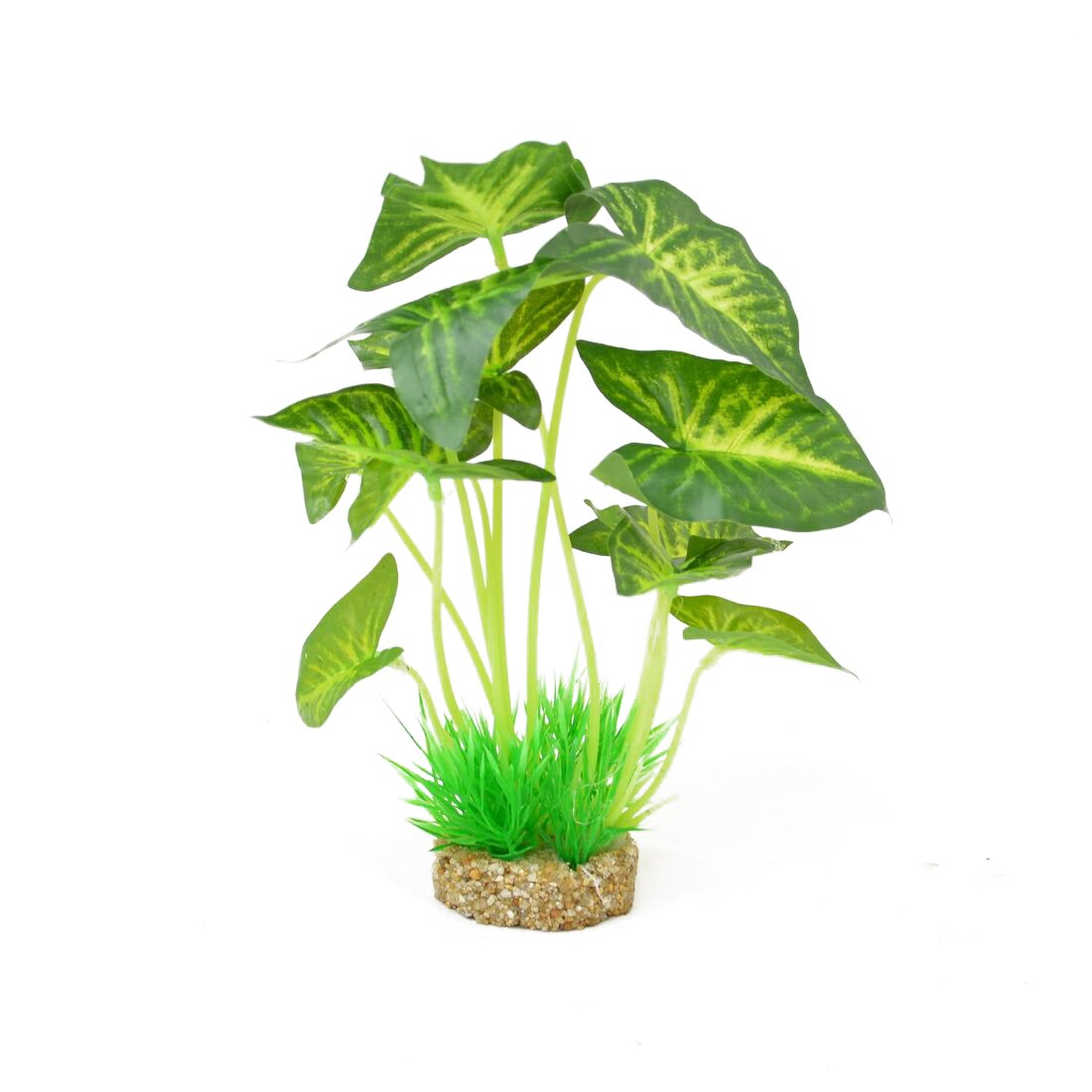 CNZ Aquarium Decor Fish Tank Decoration Ornament Artificial Plastic Plant Green, 9.5-inch