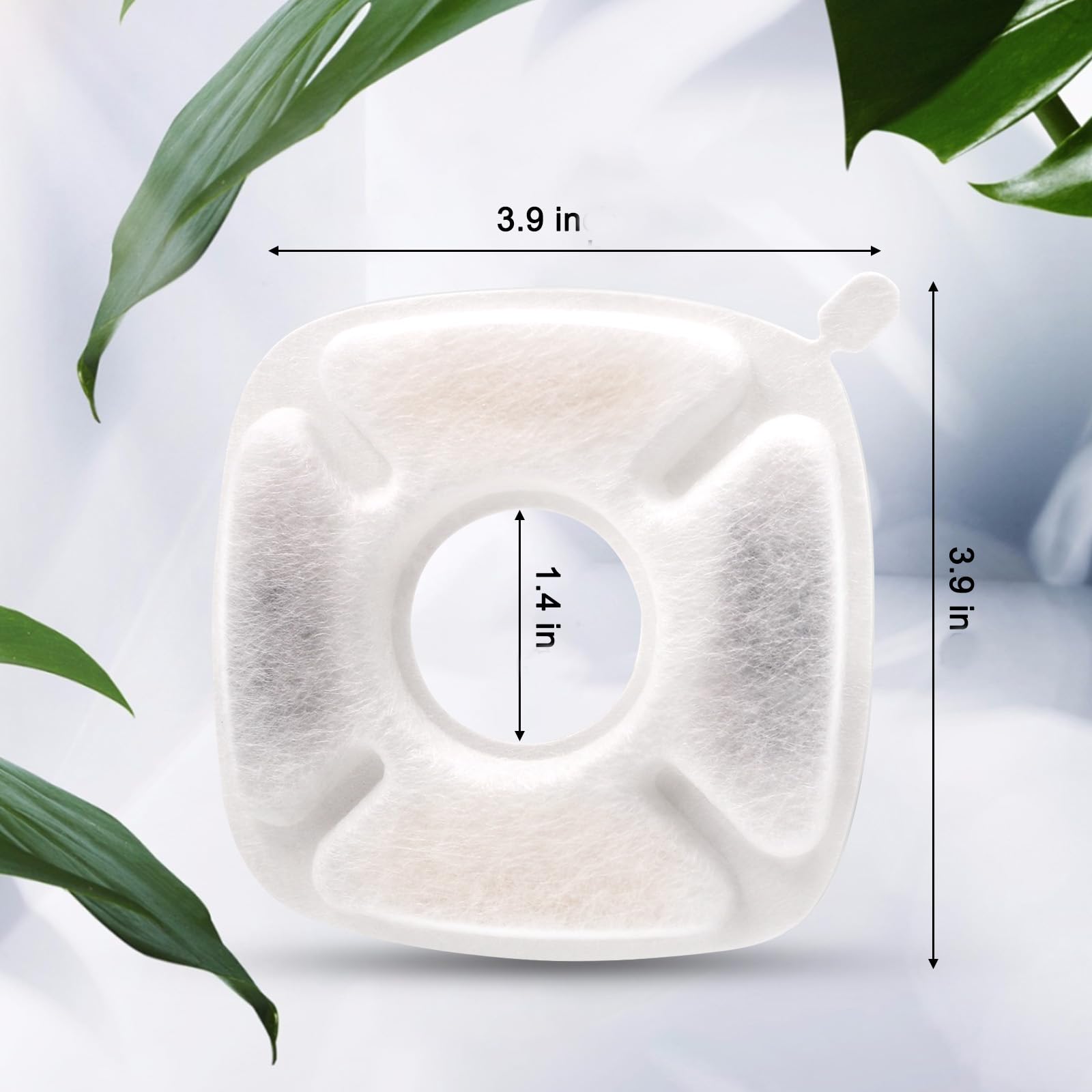 Pet Fountain Filters Compatible with 95Oz/2.8L Dog Water Fountain, Cat Water Fountain Filters(8 Carbon Filters+8 Sponge Filters)