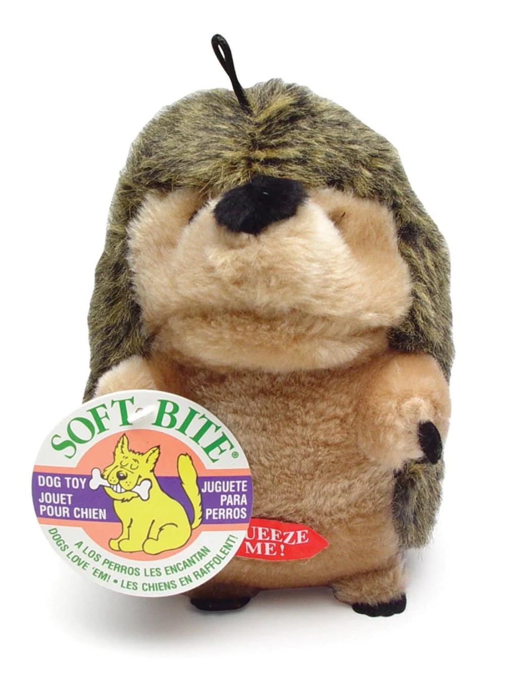 Aspen Pet Booda Soft Bite Hedgehog Plush Dog Toy (Large)