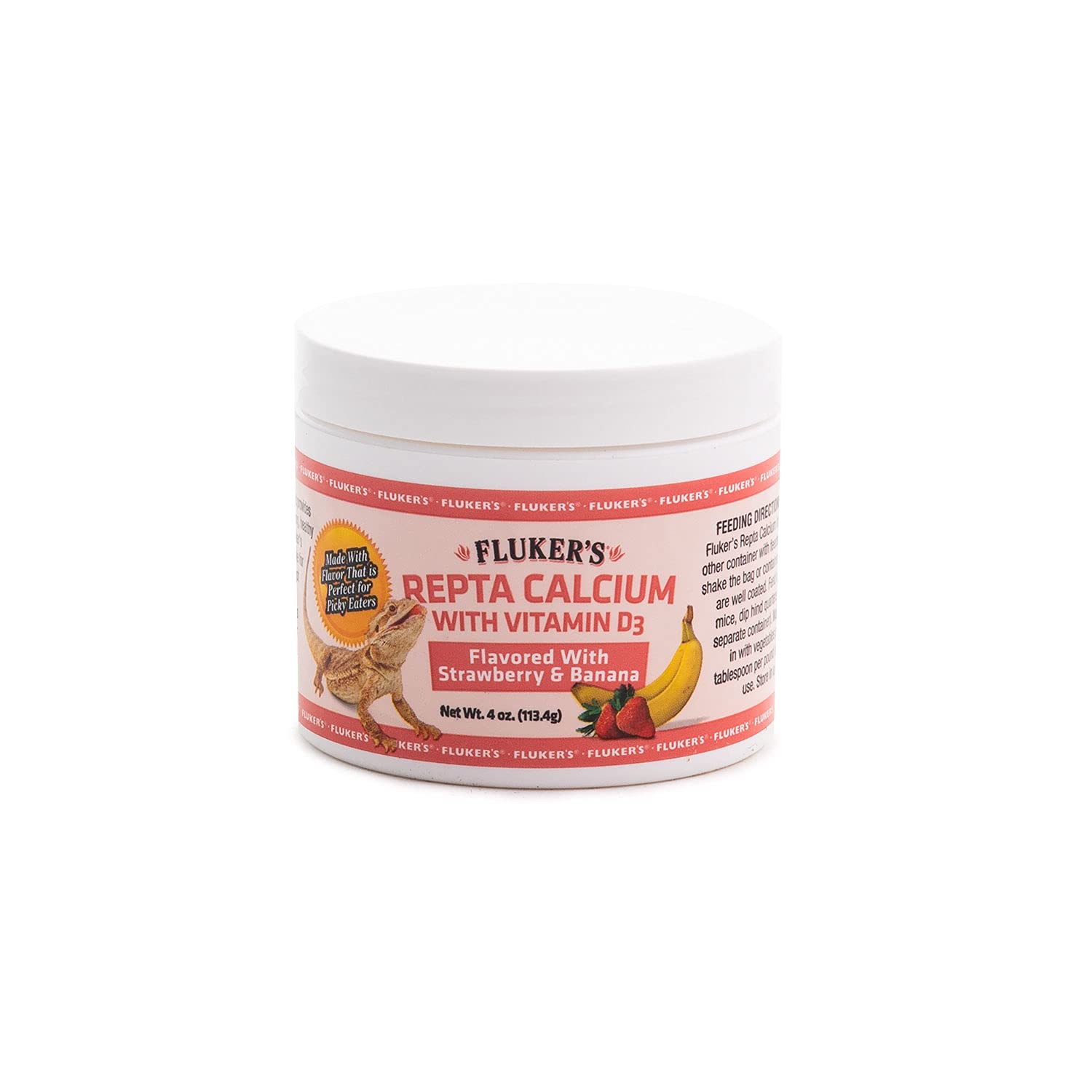 Flukers Strawberry Banana Flavored Repta Calcium