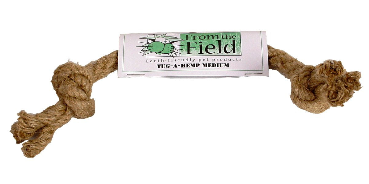 From the Field Tug-A-Hemp Natural Dog Toy Medium