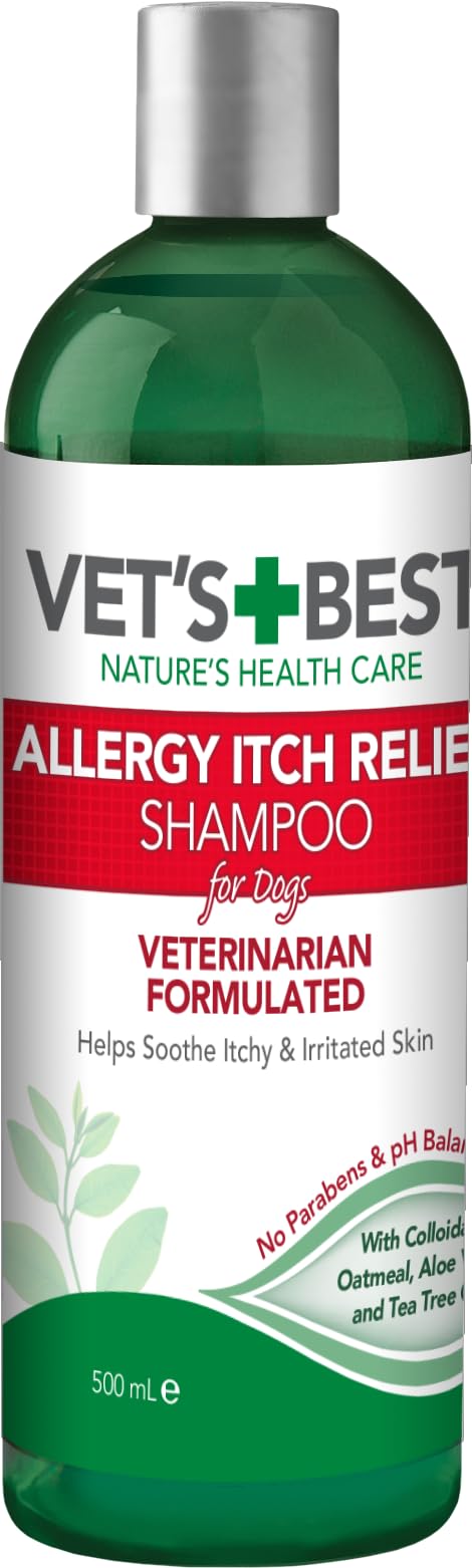 Vet'S Best Allergy Itch Relief Dog Shampoo | Cleans And Relieves Discomfort From Seasonal Allergies | Gentle Formula | 16 Oz