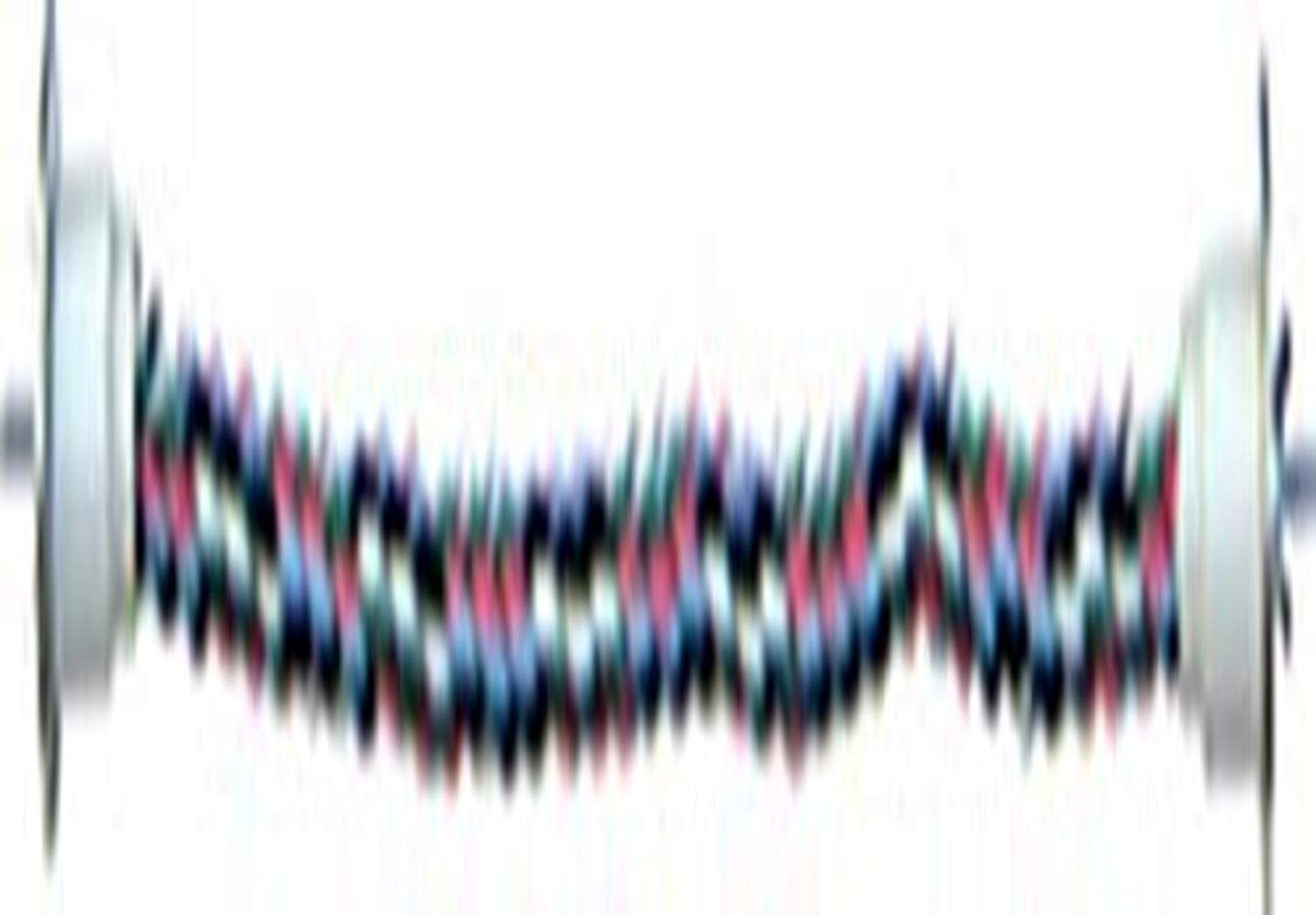 A&E Cage Company Hb570 Happy Beaks Cotton Cable Bird Perch 75 By 22 Multicolor