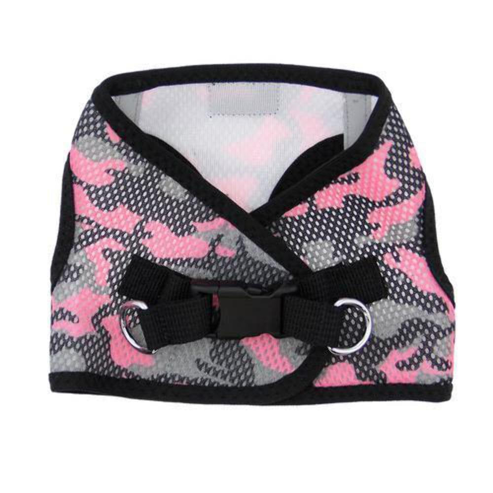 Doggie Design American River Dog Harness Camouflage Collection - Pink Camo Xxs