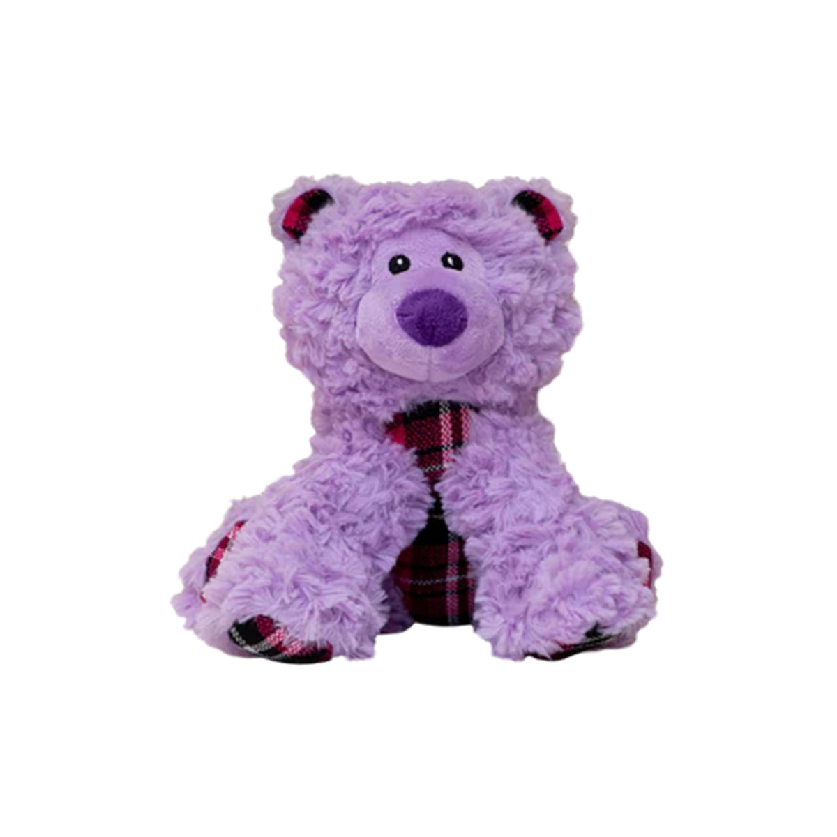 Snugarooz Bella The Bear Plush Dog Toy - Purple - Soft & Durable Squeaky Toy For Chewers - Eco-Friendly Materials - Perfect For Puppies & Small Dogs