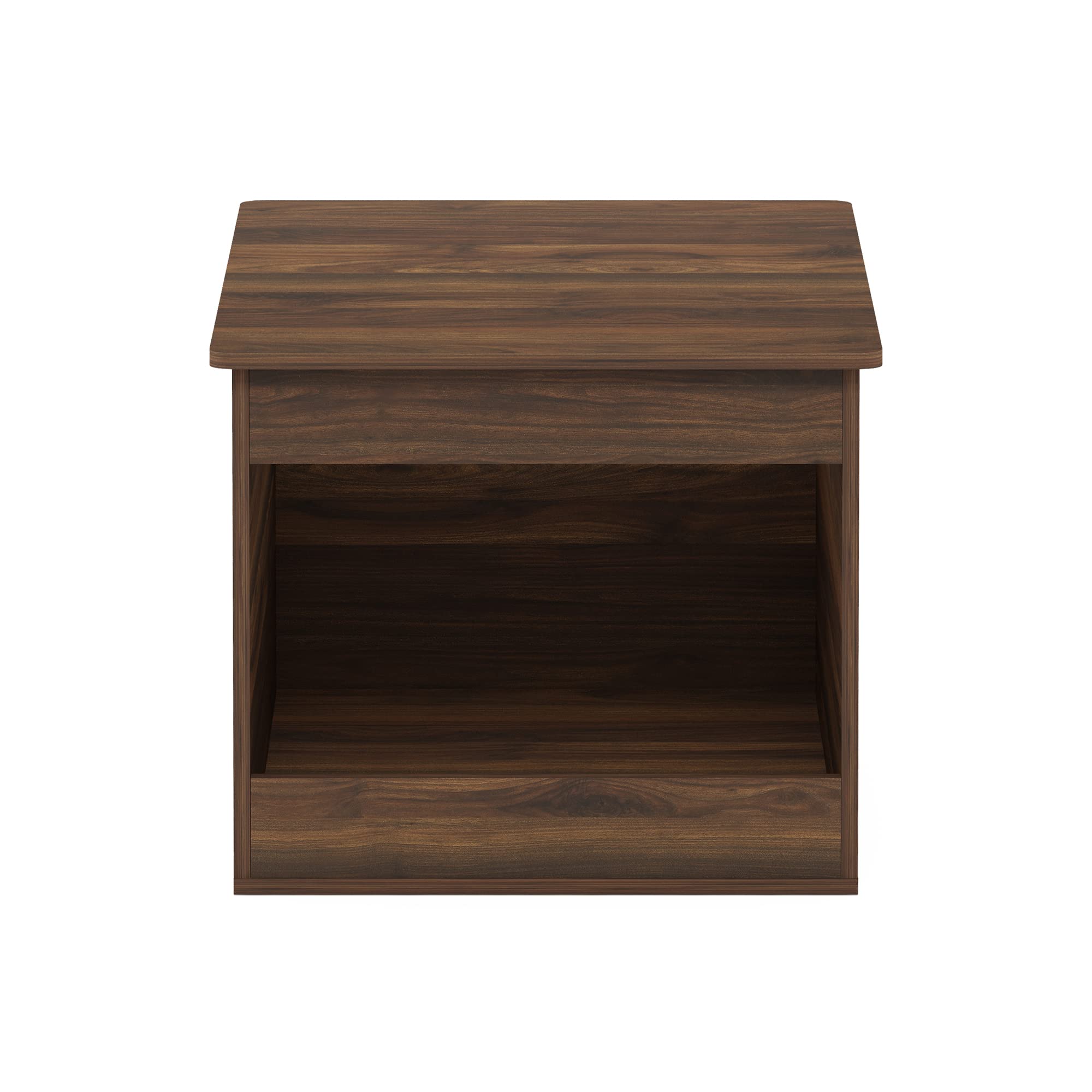 Furinno Peli Top Opening Litter Box Enclosure, Columbia Walnut