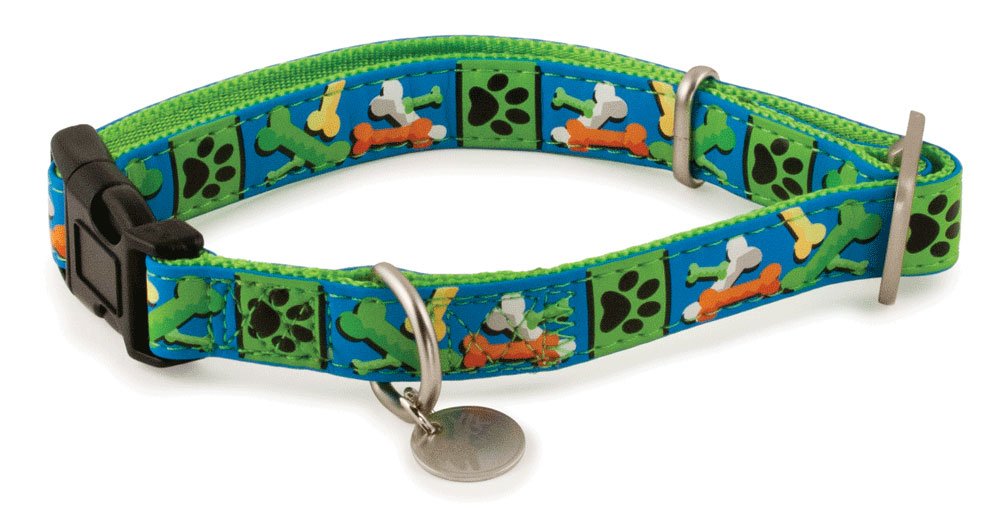 Petsafe 3/4-Inch Bark Avenue Parade Of Bones Qsc Pet Collar, Medium