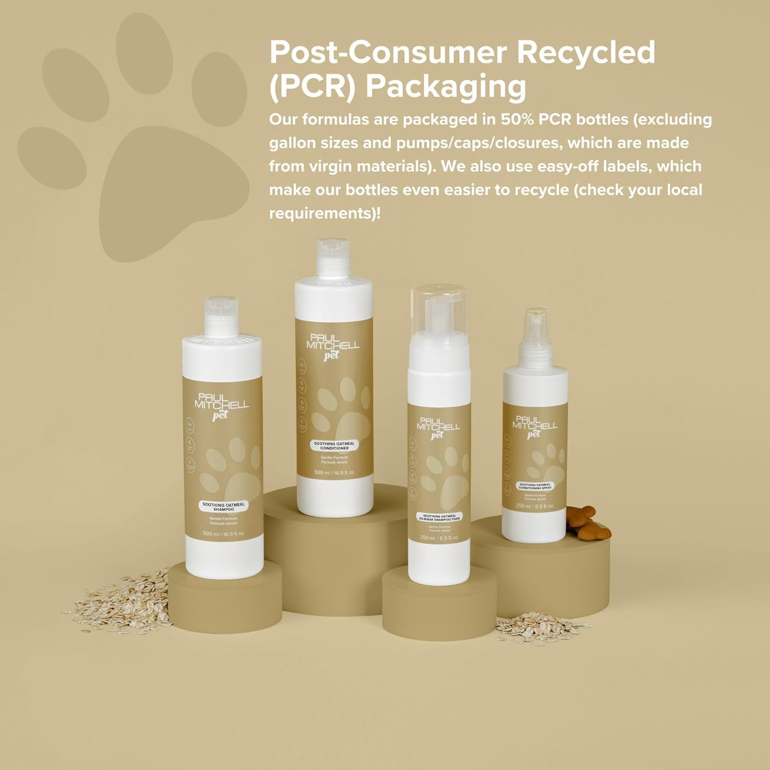 Paul Mitchell Pet Soothing Oatmeal Shampoo, Gentle Formula, Gallon