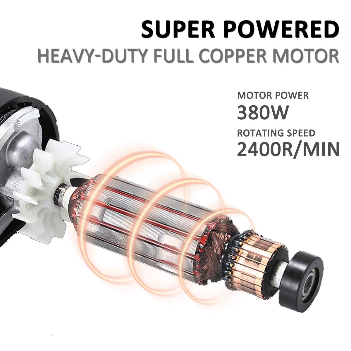 Takekit Sheep Shears Professional Electric Sheep Clippers For Sheep Alpacas Llamas And Large Thick Coat Animals Grooming, 6 Speeds Control Big And Heavy Sheep Trimmer, 380W