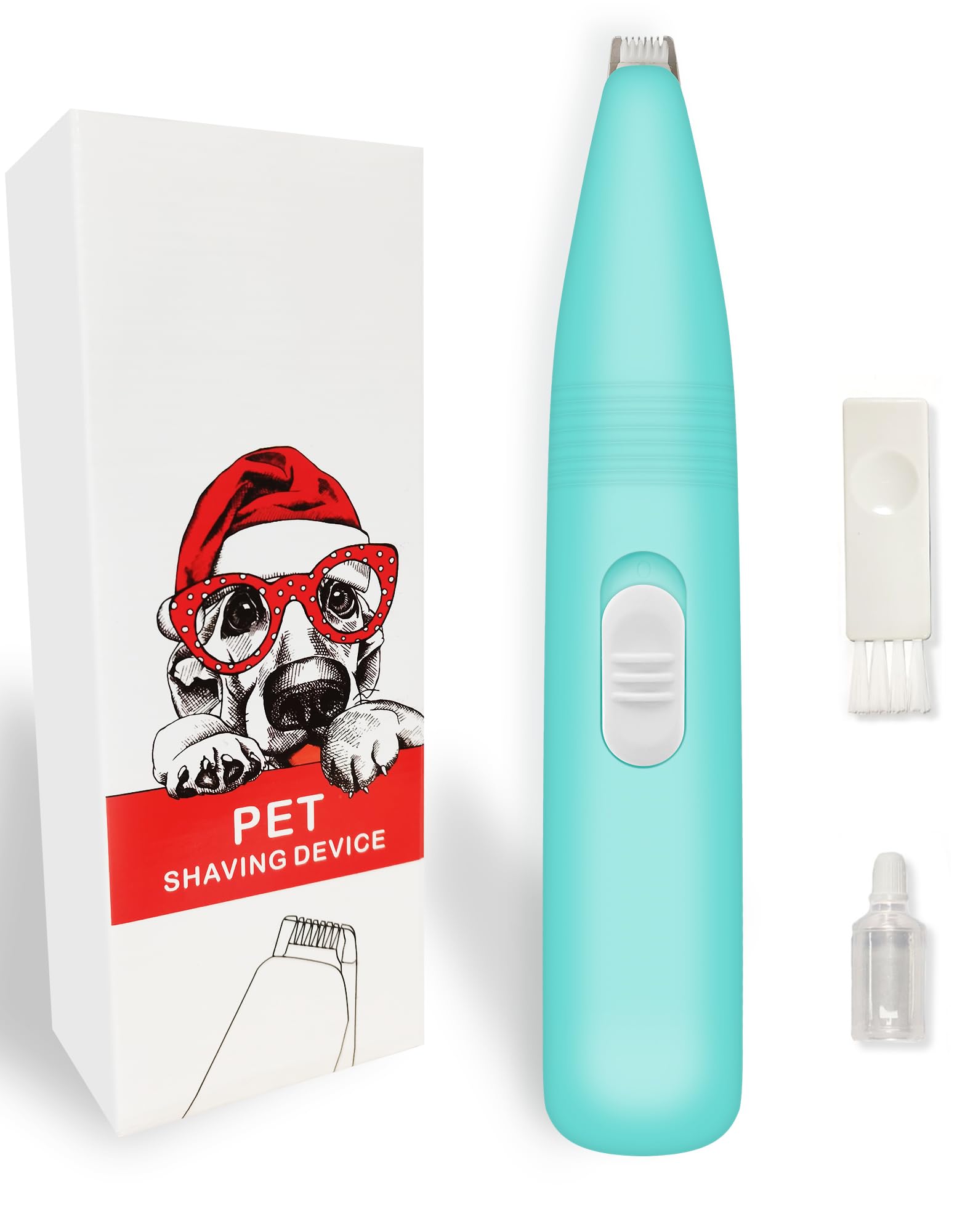 Lexflext Dog Grooming Clippers, Dog Paw Trimmer With Detachable Ceramic Blade For Trimming Small Areas Of Pet'S Hair, Low Noise 