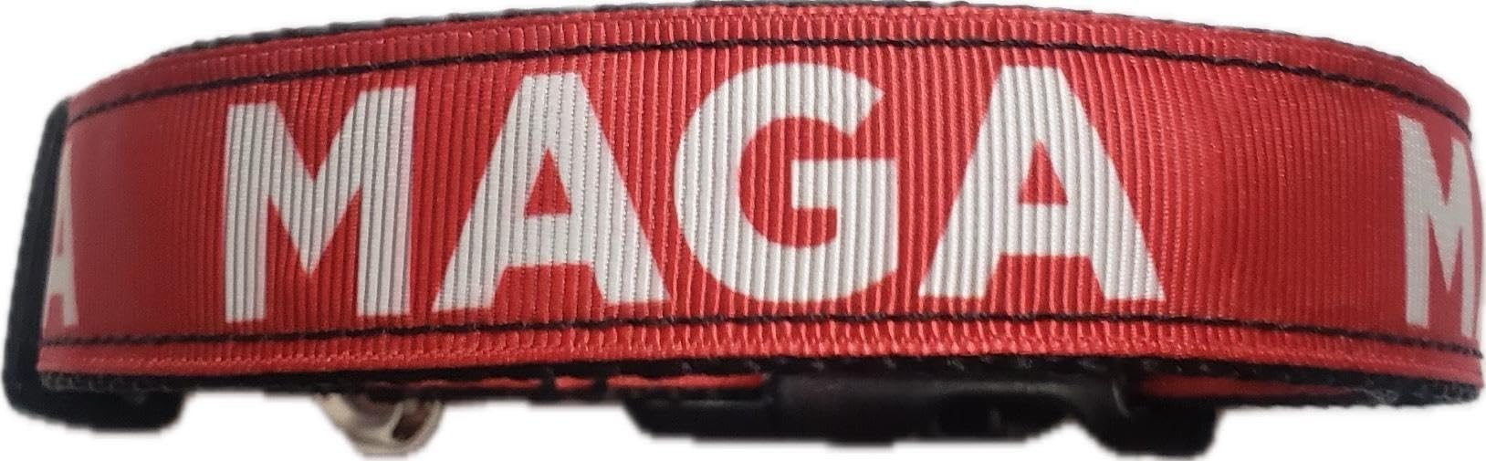 Maga Dog Pet Collars Adjustable In 2 Sizes (Medium 12''-19'')