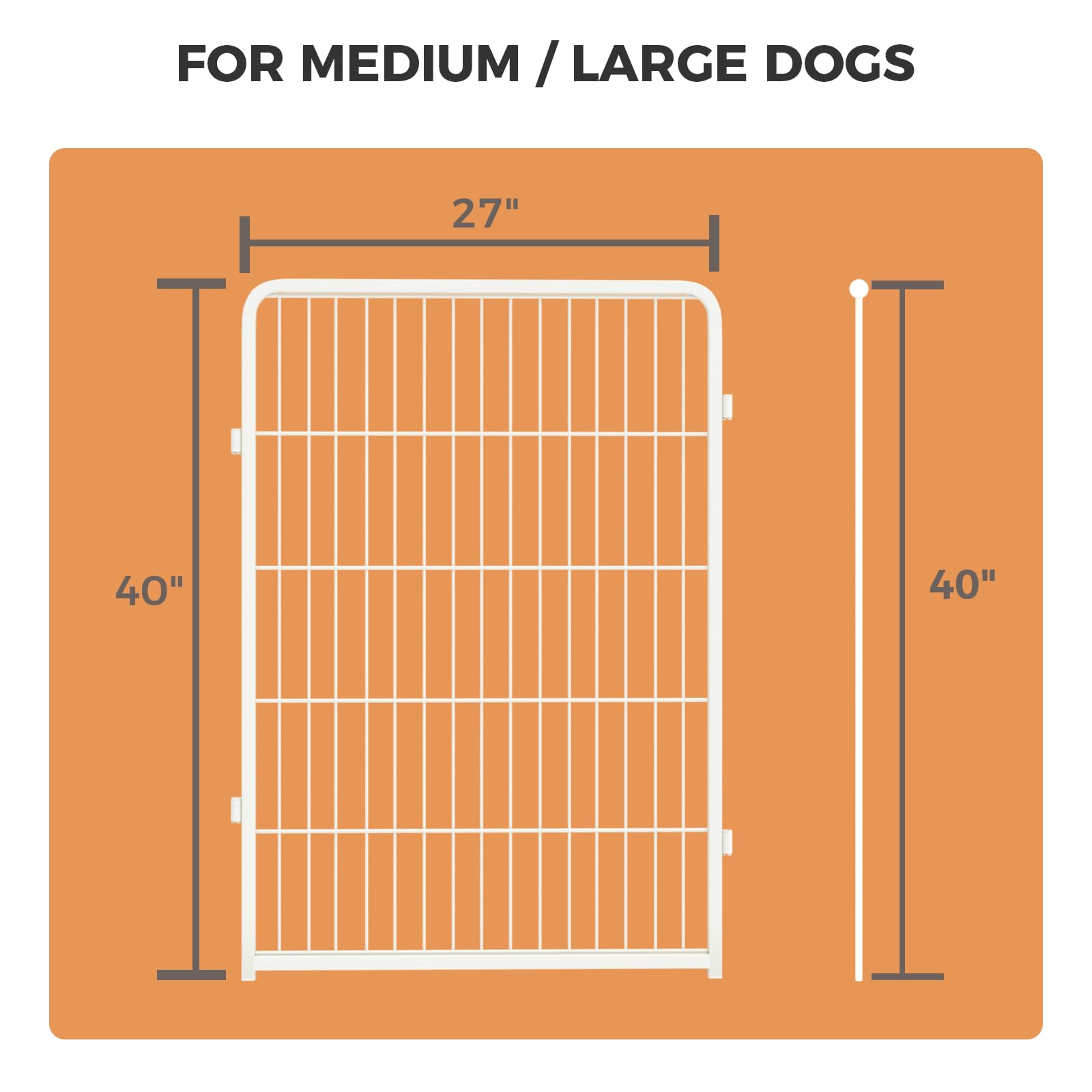 Fxw Homeplus Dog Playpen For Indoor Use - Stress-Free And Safe Play, Heavy Duty 40 Inch 2 Panels Dog Pen For Medium And Large Do