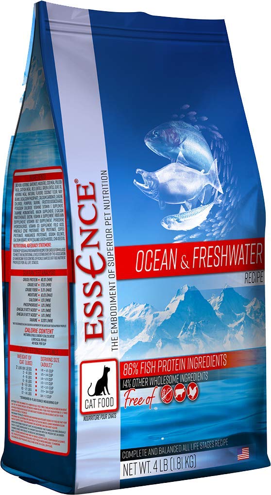 Essence Ocean & Freshwater Grain-Free Dry Cat Food 4lb