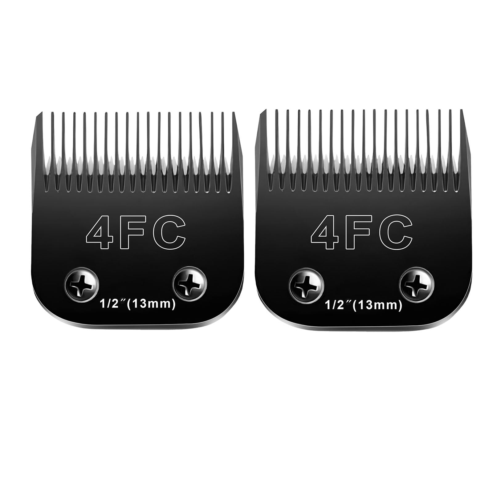 4FC Blades Dog Grooming Blades Compatible with Andis/Oster A5/Wahl KM-10 Series Dog Clippers,Detachable Clipper Replacement Blad