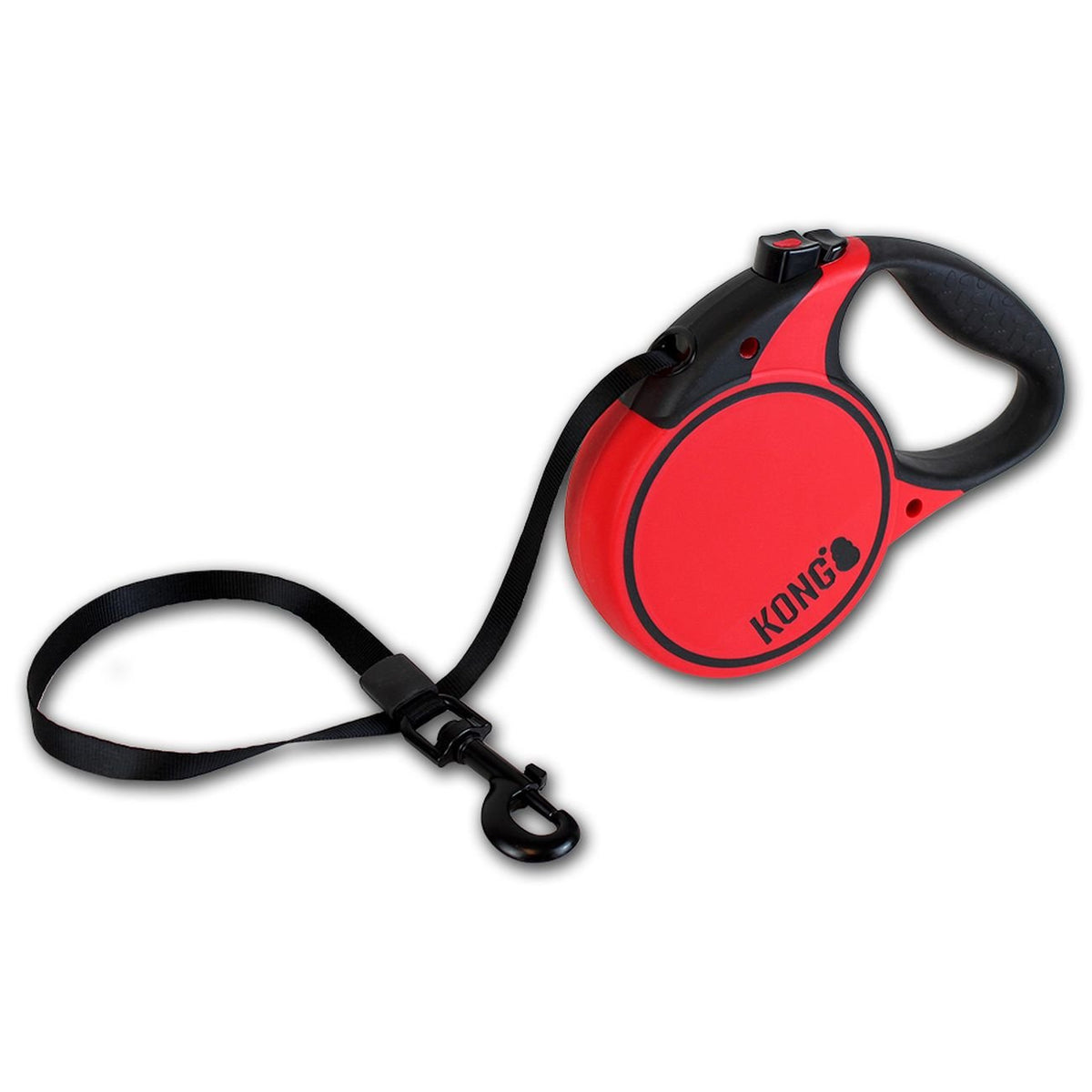 Alcott Kong Terrain Retractable Dog Leash, Large, Red, 16' Long