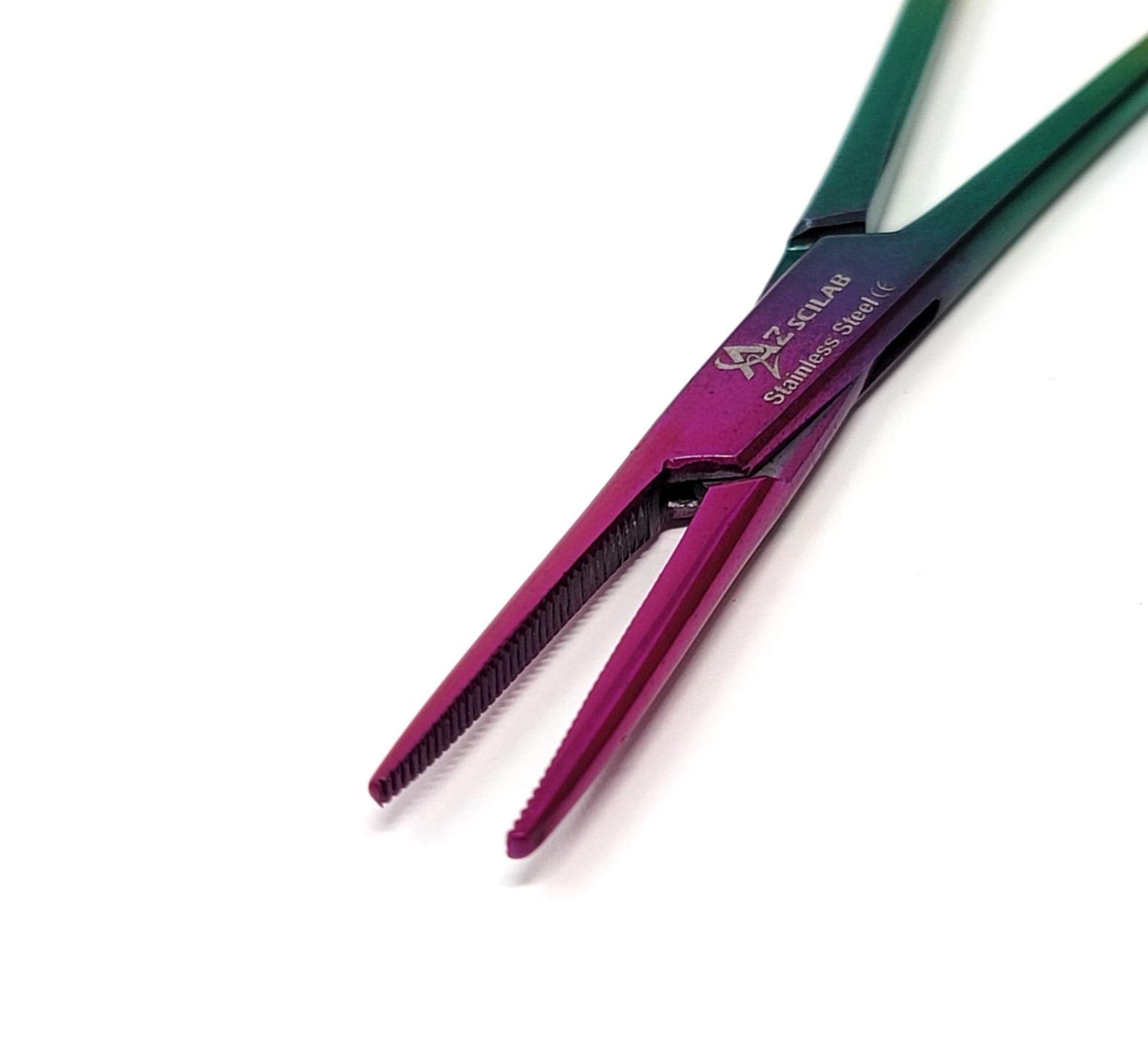 Dog Pet Ear/Nose Hair Puller Grooming Hemostat Locking Forceps Pliers, 5.5 (14cm), Straight (Lava)