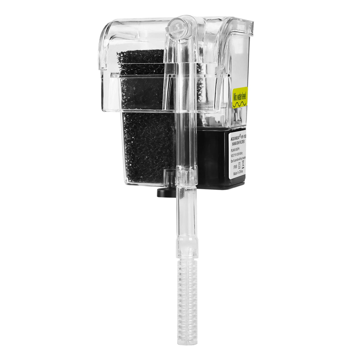 Aquaneat Aquarium Hang On Hob Power Filter 5 Gallon Small Fish Tank Filter 90Gph (Up To 5Gal)