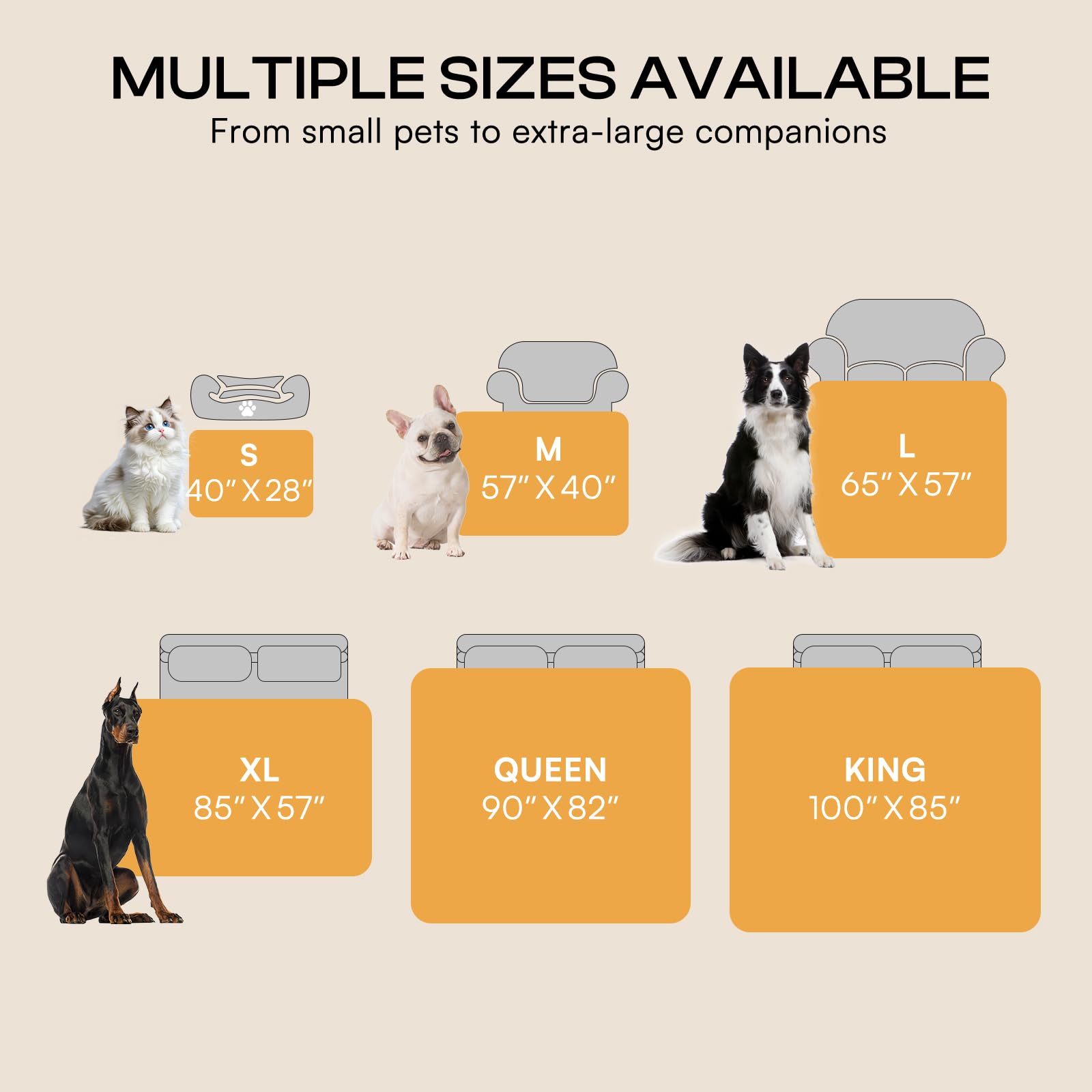 Luciphia Waterproof Pet Blankets for Couch Sofa Bed Cover Cat Liquid Pee Proof Washable Soft Fluffy Large Dog Blanket Reversible